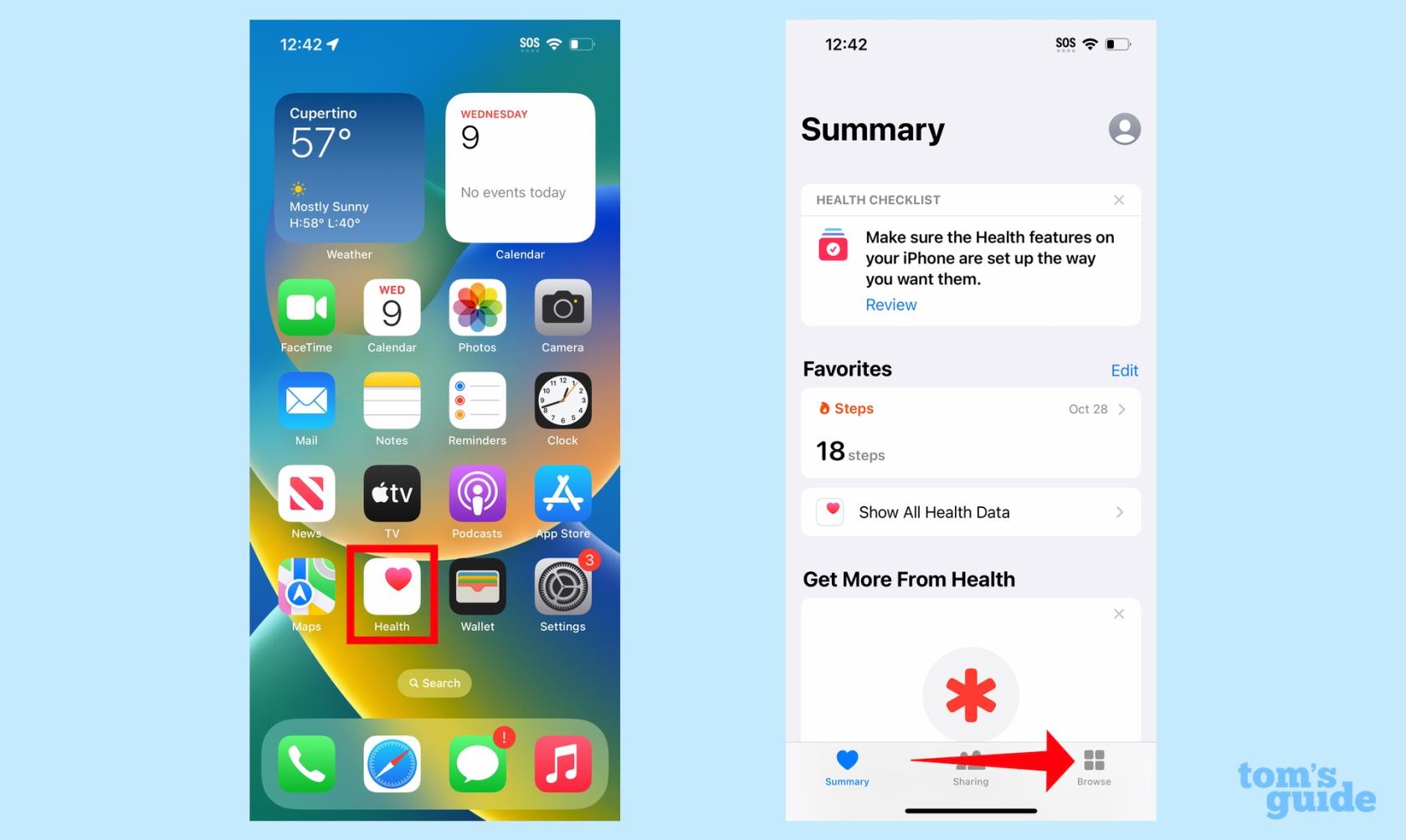 iOS 16 で iPhone に薬を設定する方法