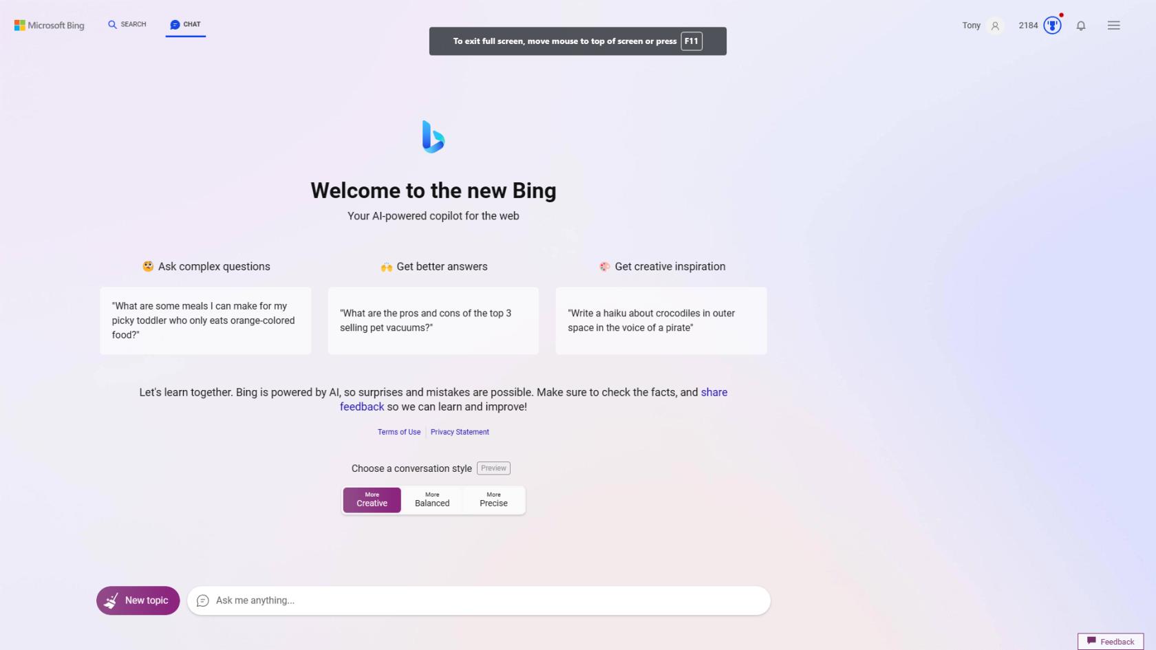 ChatGPT で新しい Bing を使用する方法と、それを使用して何ができるか