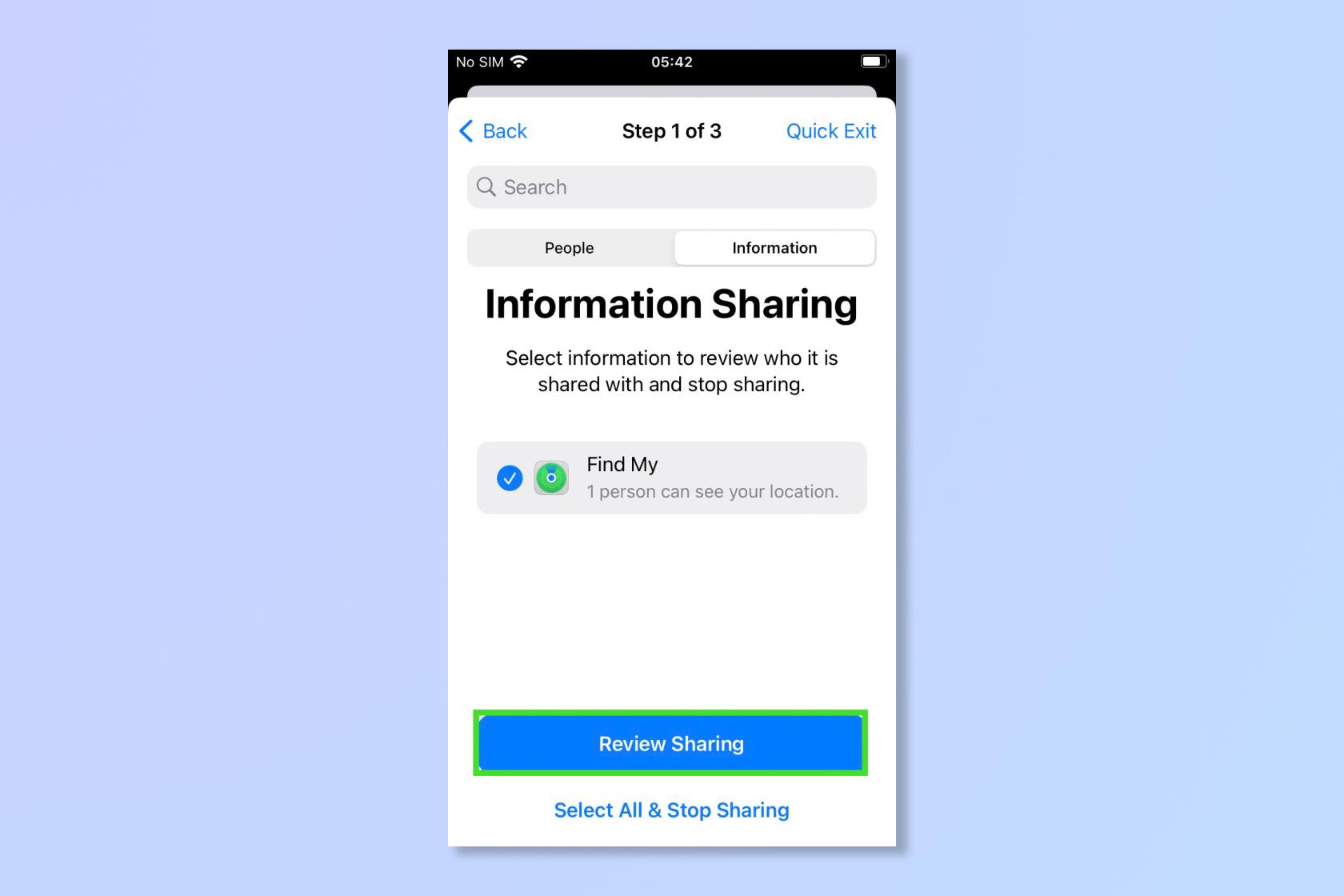 安全性チェックを使用して、有害なアプリ (および人々) を iPhone から即座に消去します