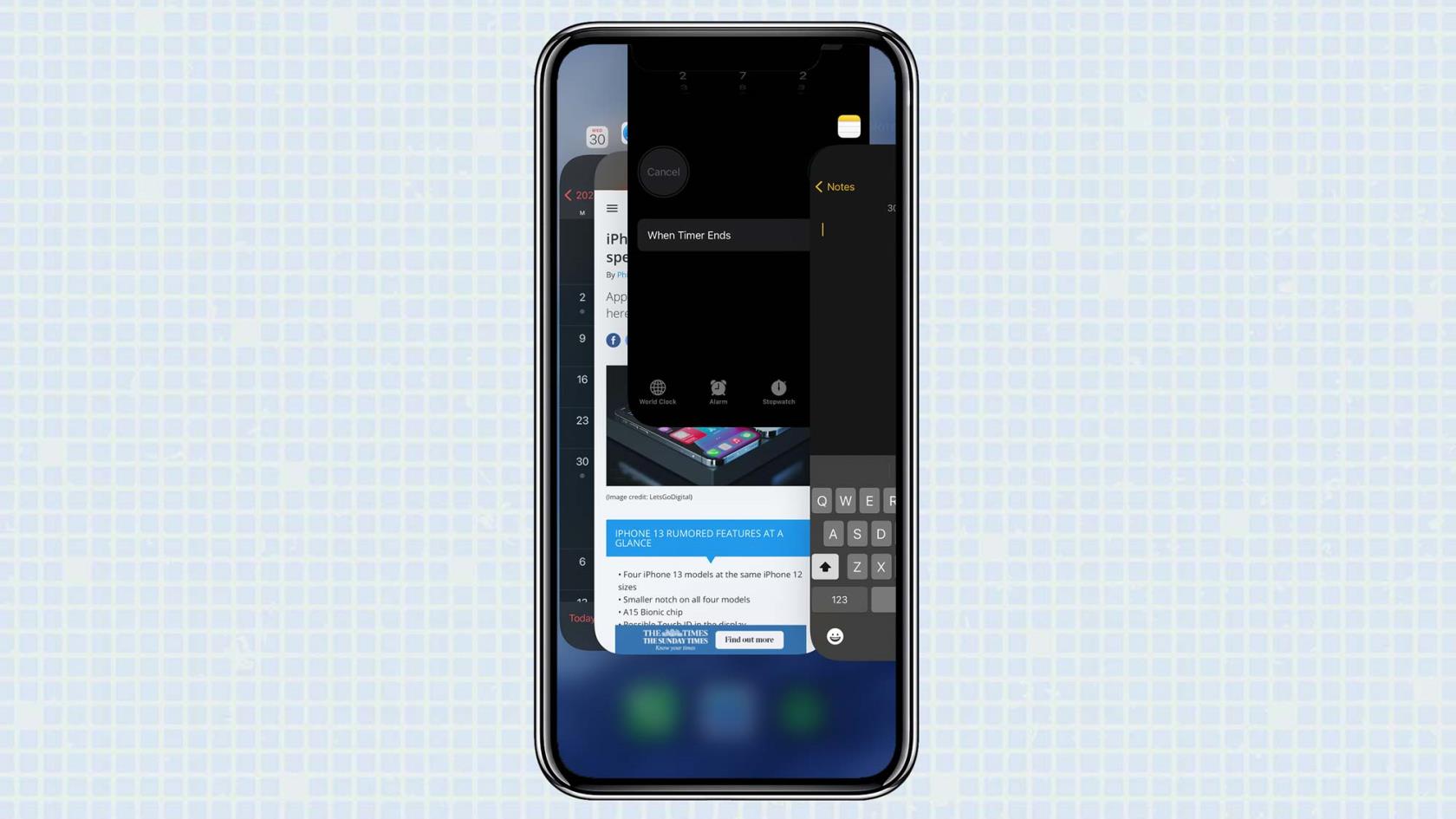 iPhoneでアプリを終了する方法