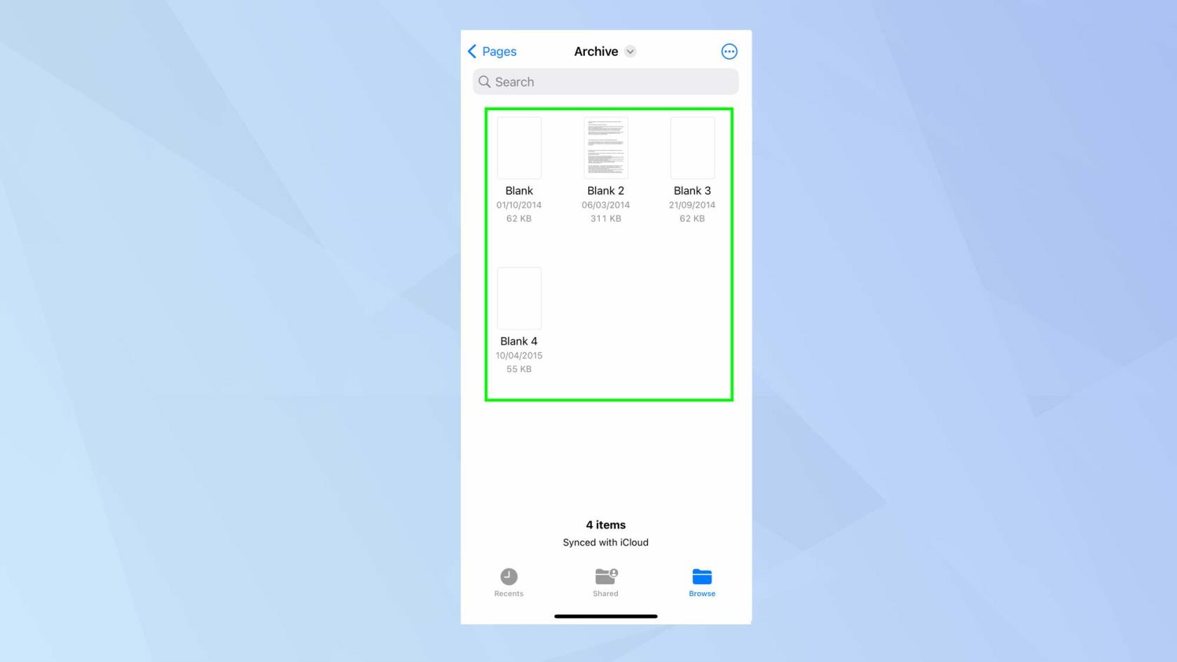 iPhoneでzipファイルを作成して開く方法