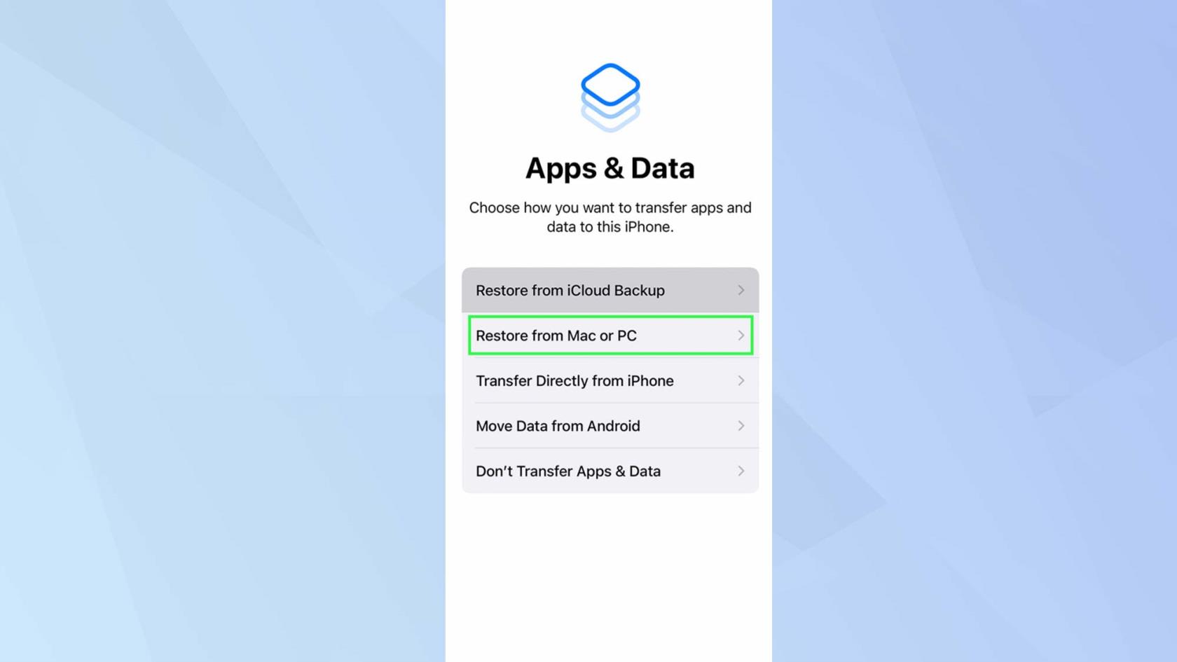 iPhoneからiPhoneにデータを移行する方法