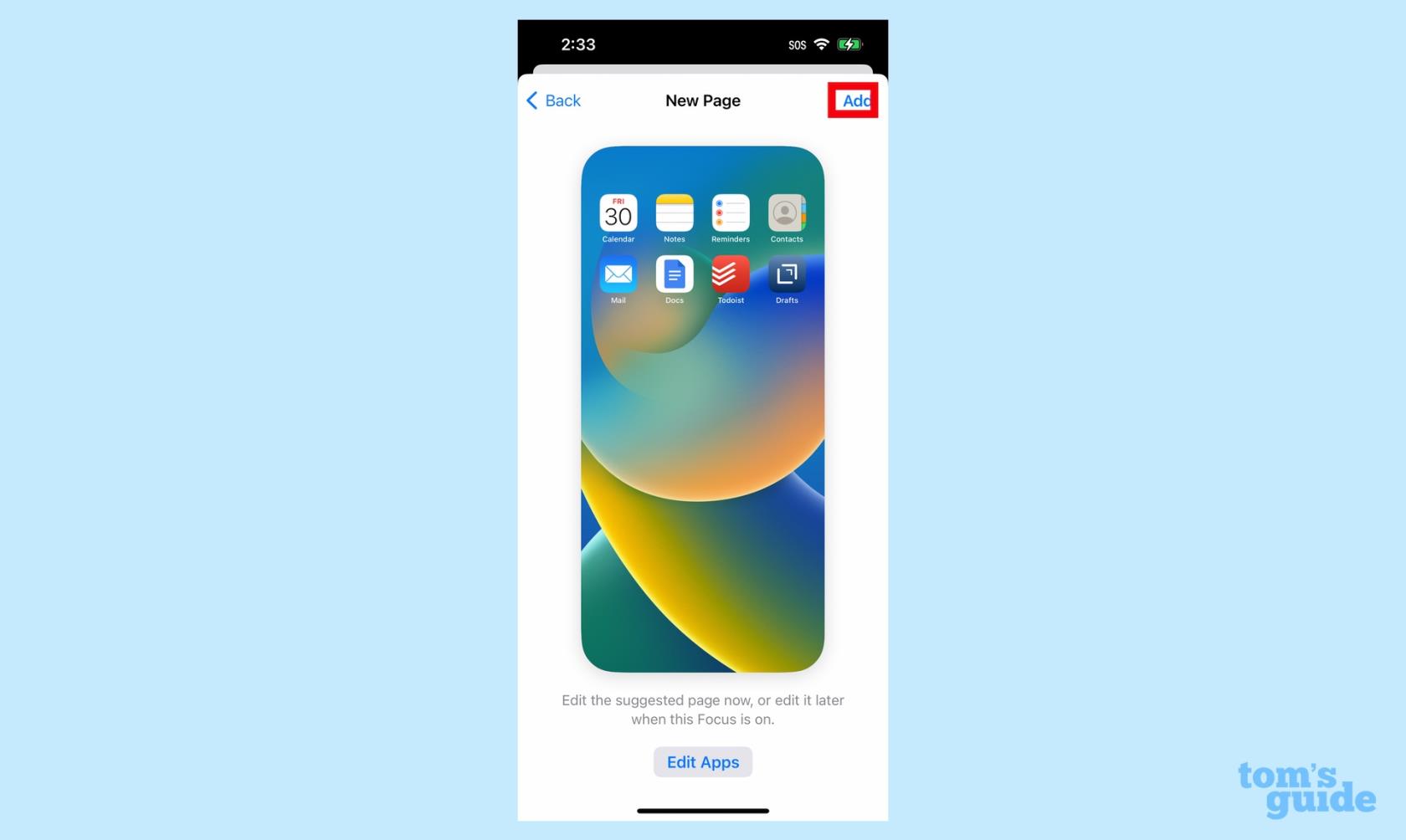 iOS 16 で iPhone にフォーカス モードを設定する方法