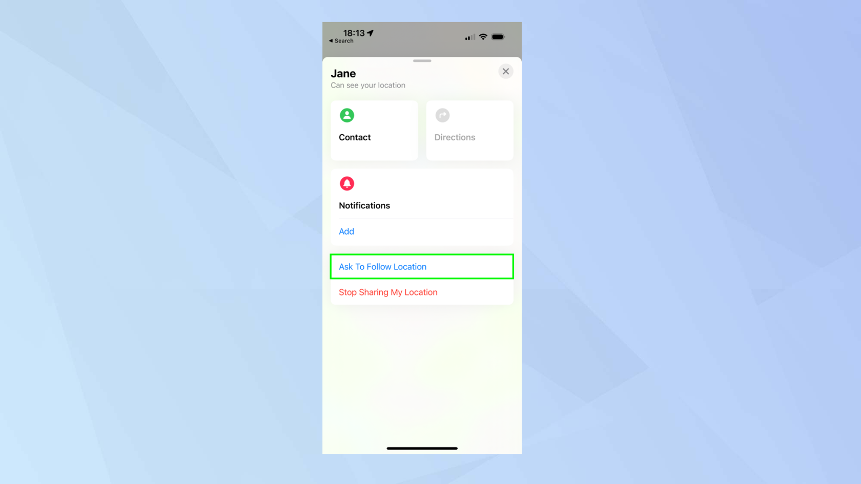 iPhoneで誰かの位置を見つける方法