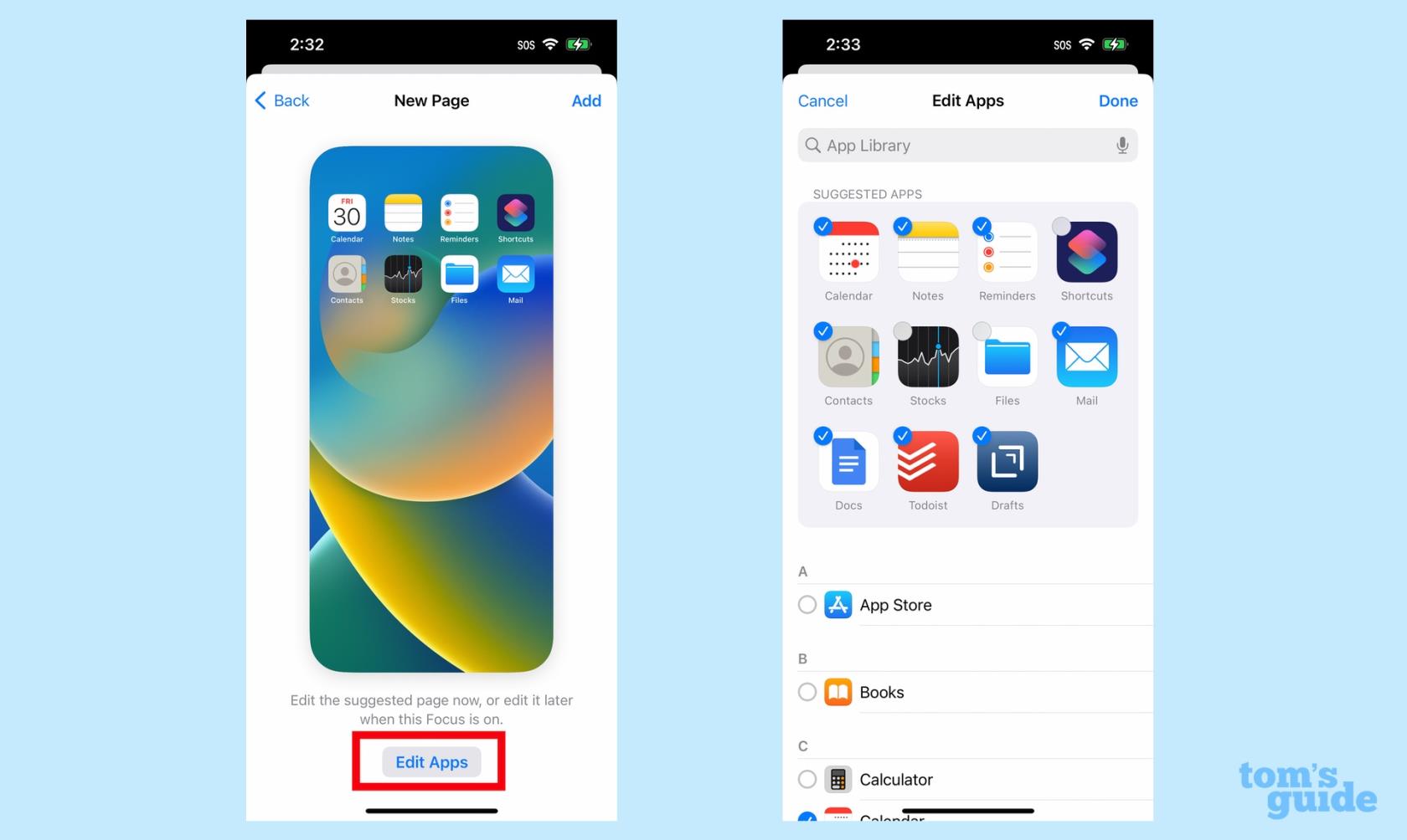 iOS 16 で iPhone にフォーカス モードを設定する方法