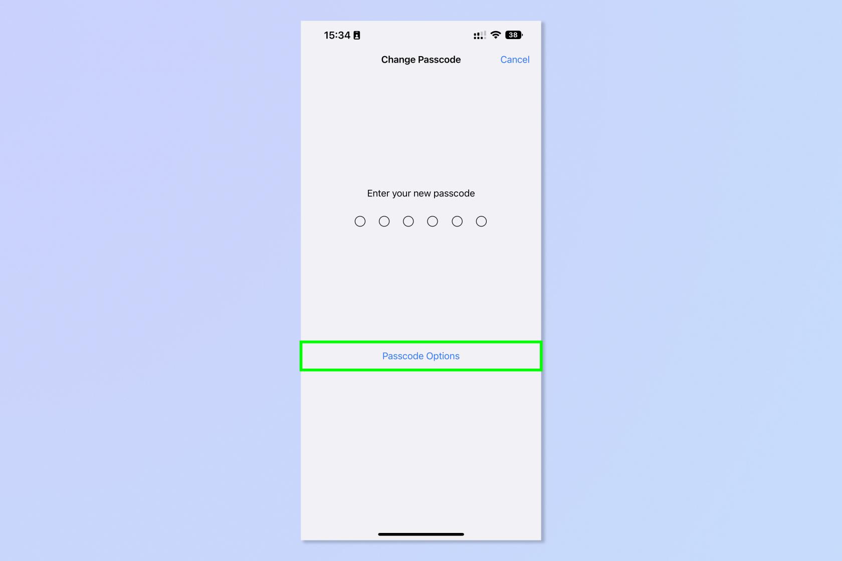 iPhoneのパスコードを変更する方法