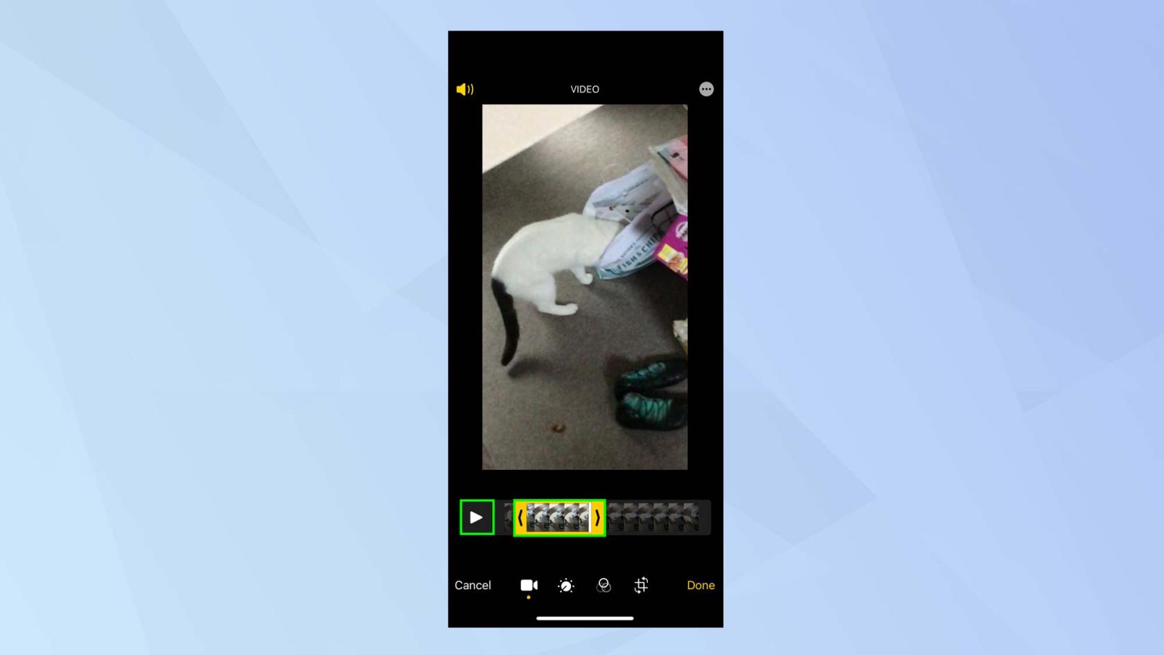 iPhoneでビデオを編集する方法