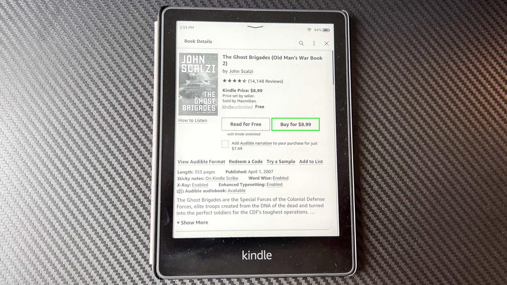 Kindle で本を購入する方法