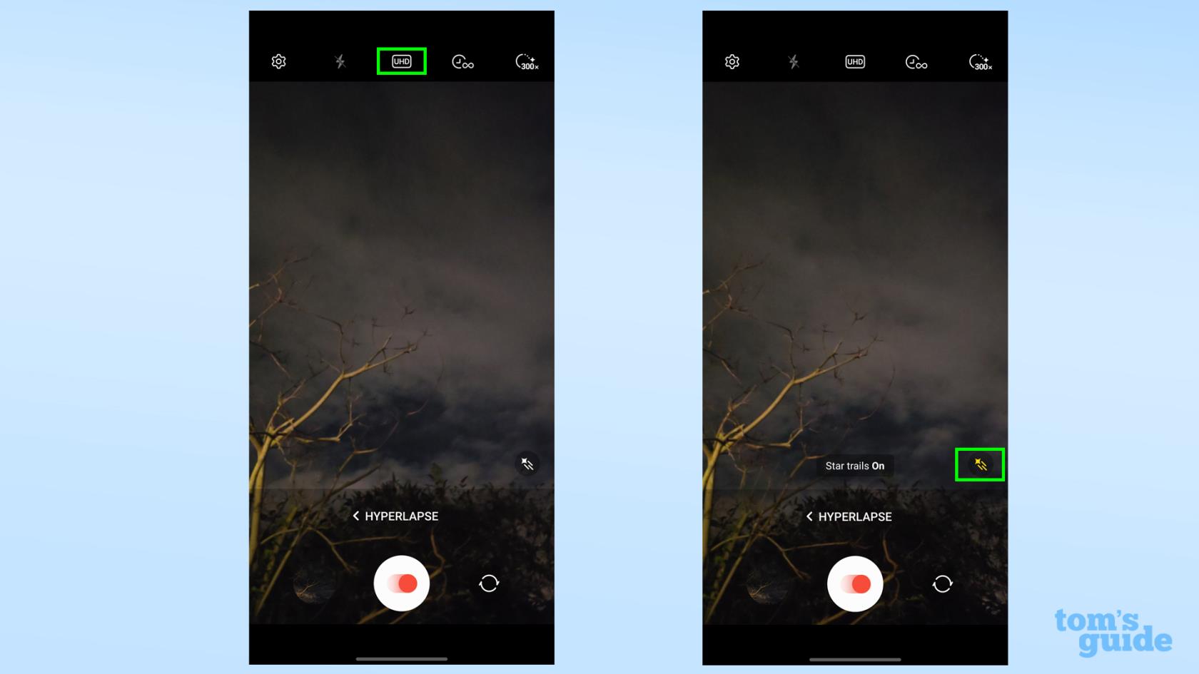 Samsung Galaxy S23 で素晴らしいアストロ ハイパーラプス ビデオを録画する方法