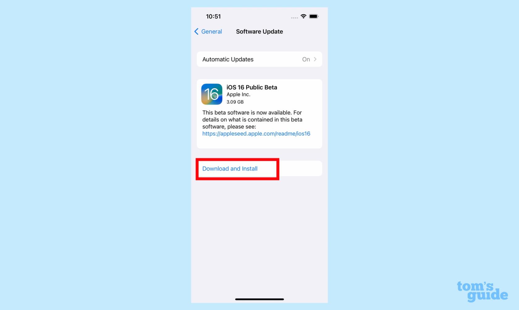 iOS 16パブリックベータ版のダウンロード方法