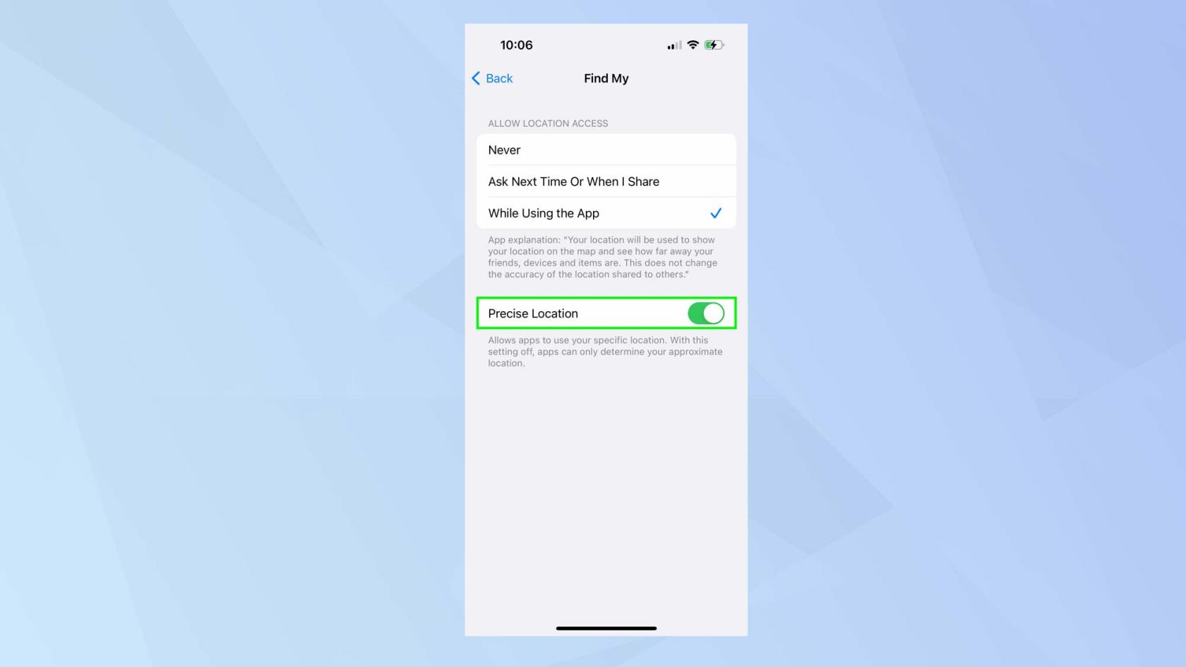 「探す」を使用してiPhoneで位置情報を共有する方法