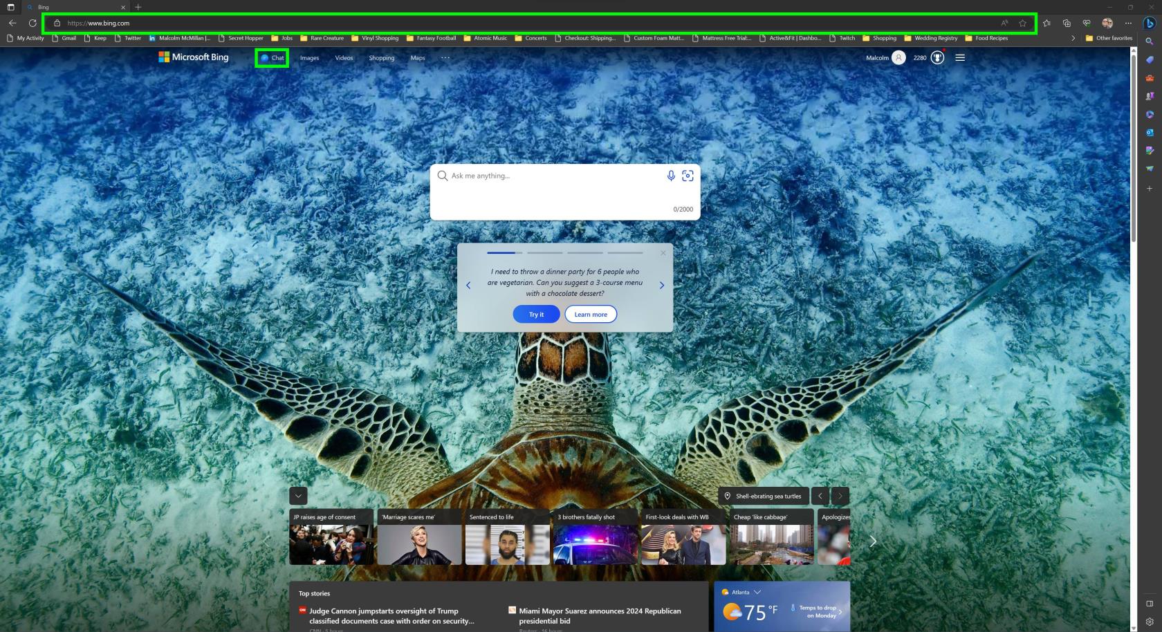 Bing Chat の応答を保存またはエクスポートする方法