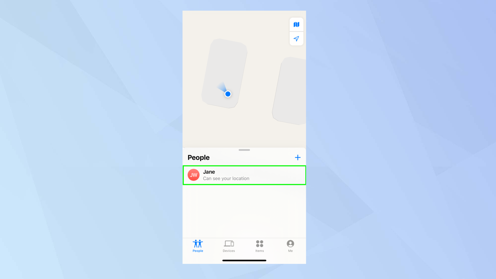 iPhoneで誰かの位置を見つける方法