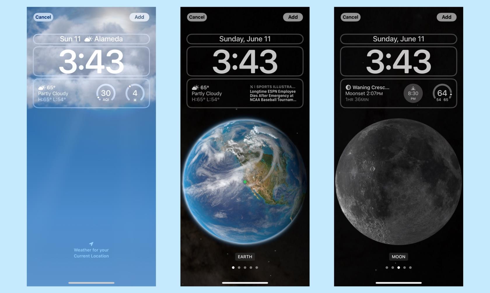 iPhone の壁紙 — iPhone の外観を変更する方法と、その他のオプションを見つける場所
