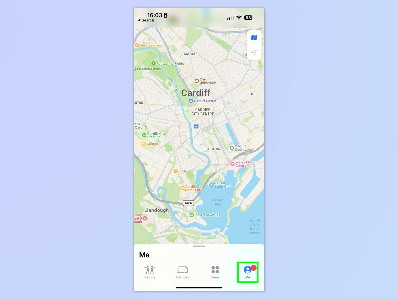 iPhoneで衛星経由で位置情報を共有する方法