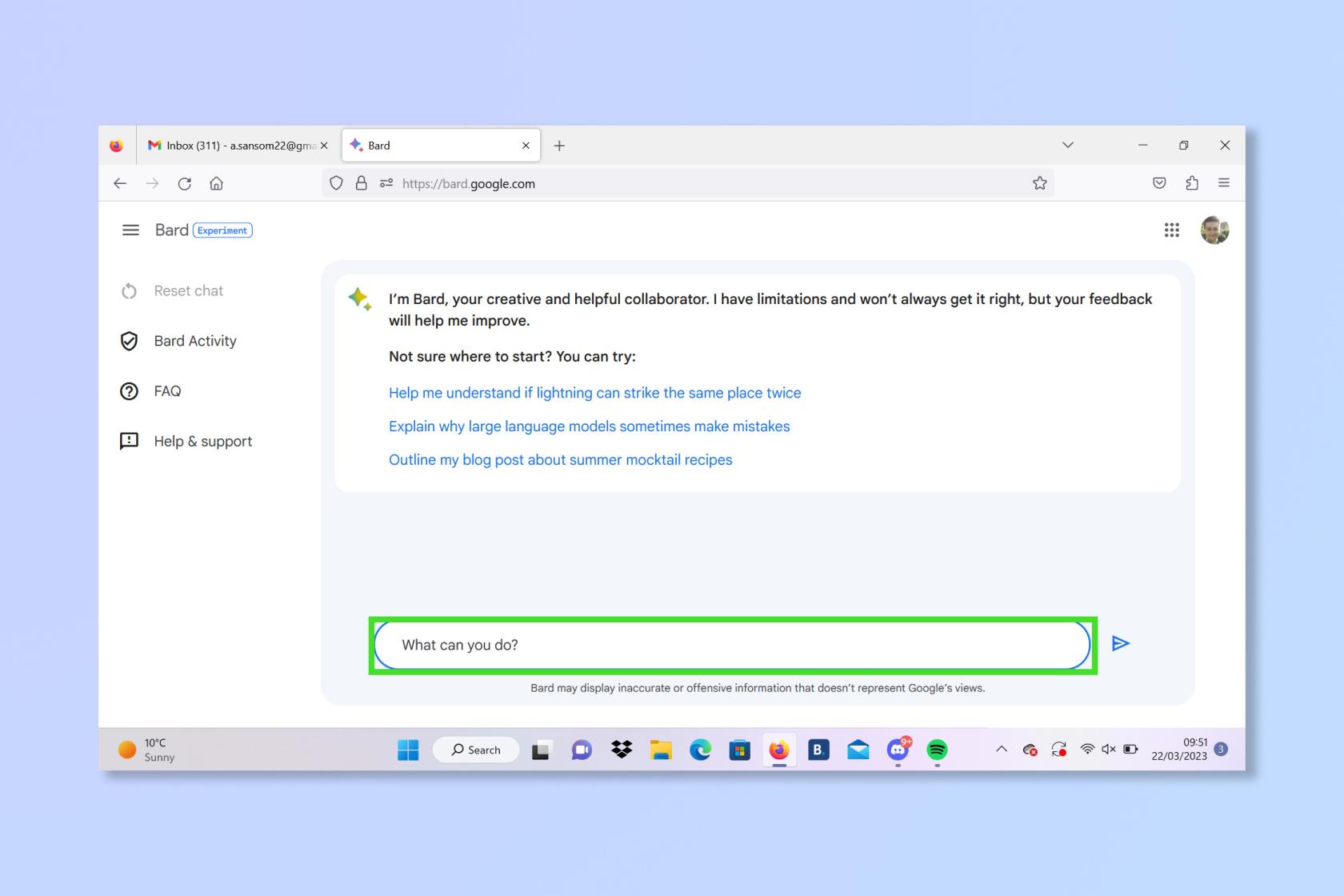 Google Bardの使い方