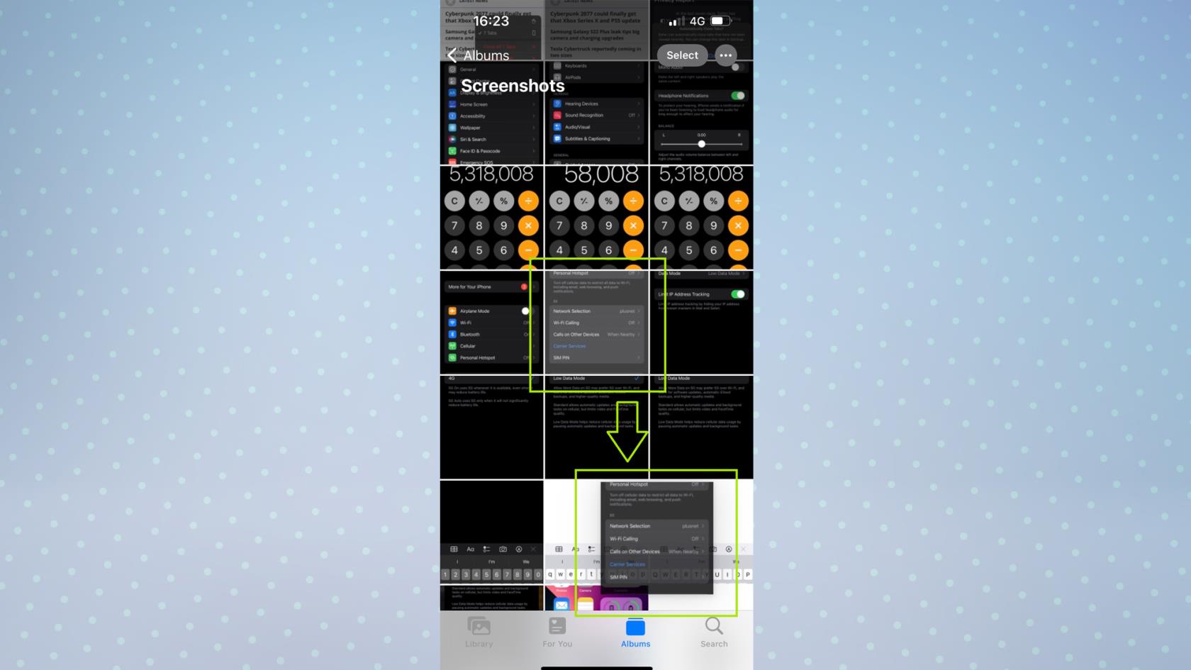 iPhoneでのドラッグ＆ドロップの使い方