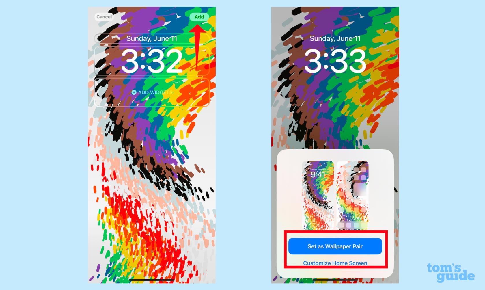 iPhone の壁紙 — iPhone の外観を変更する方法と、その他のオプションを見つける場所