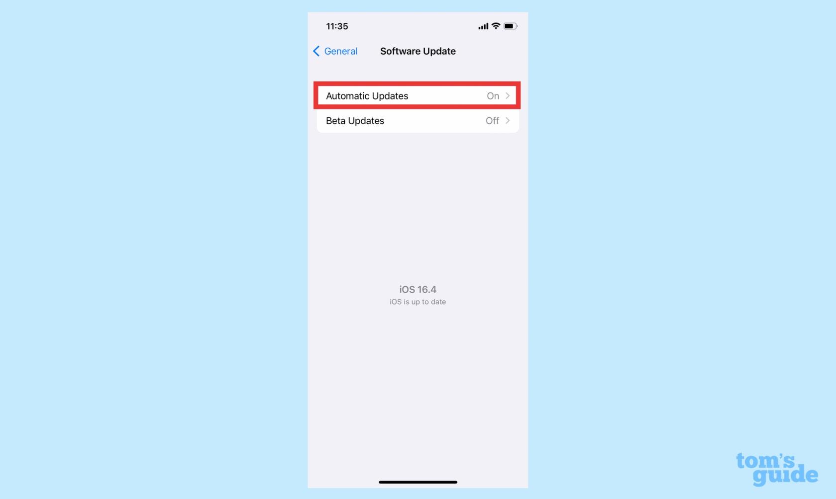 iOS16のダウンロード方法