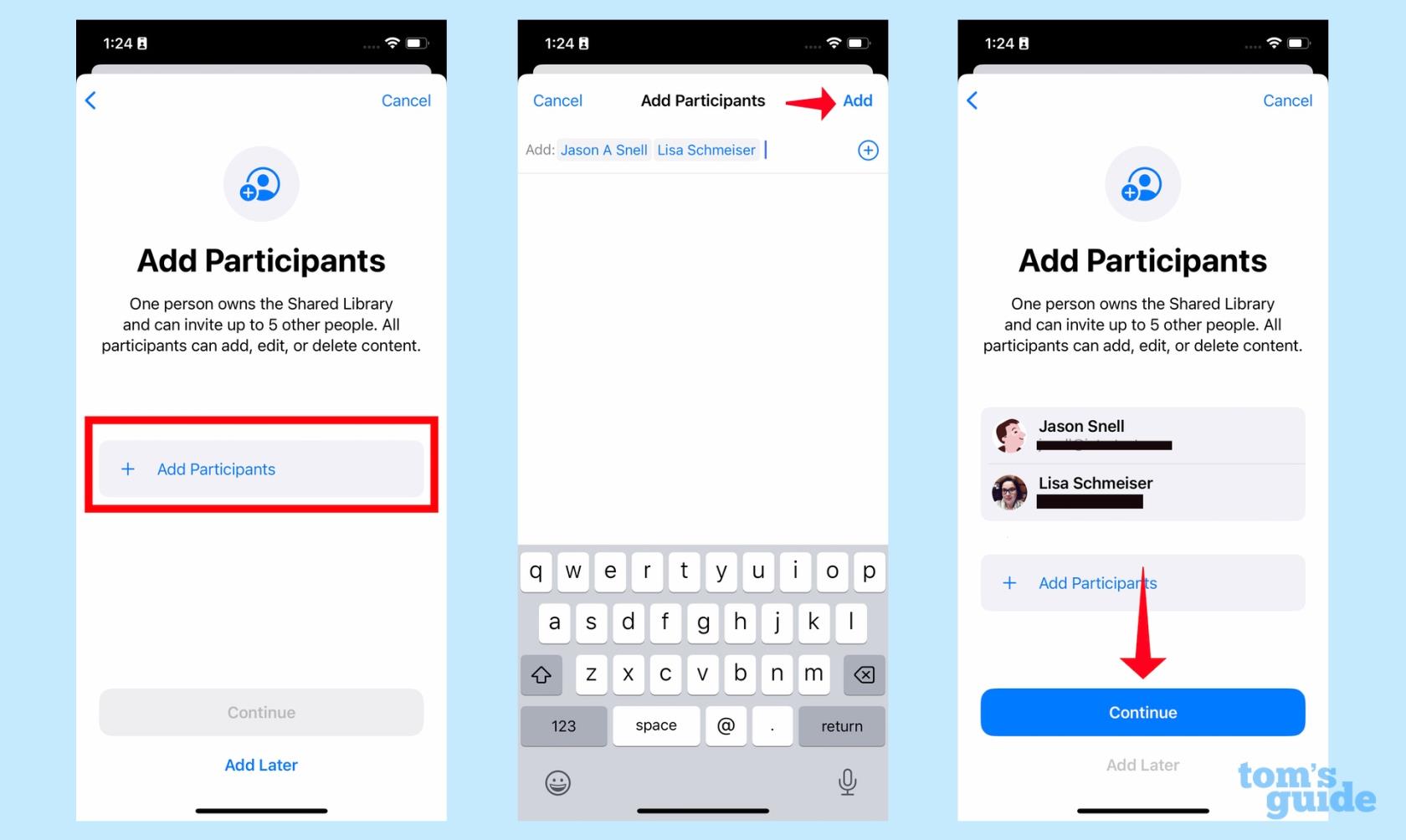 iCloud共有フォトライブラリを設定する方法