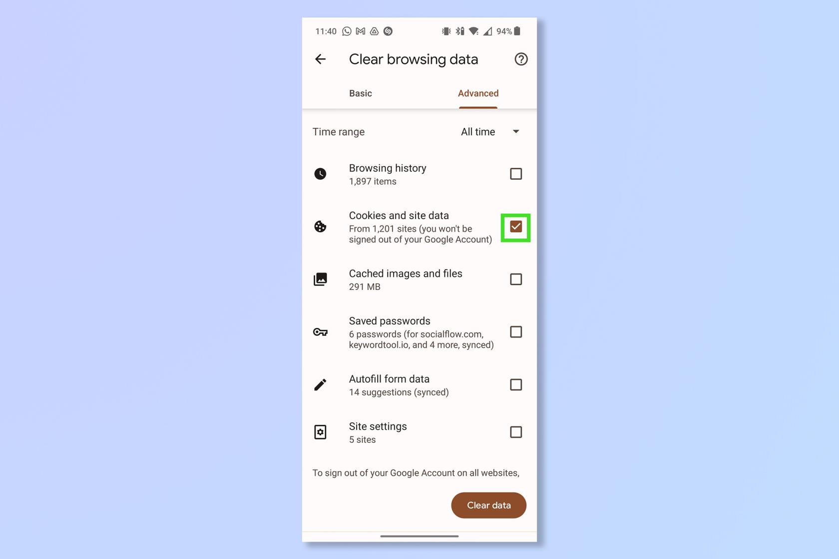 Android で Cookie を削除する方法