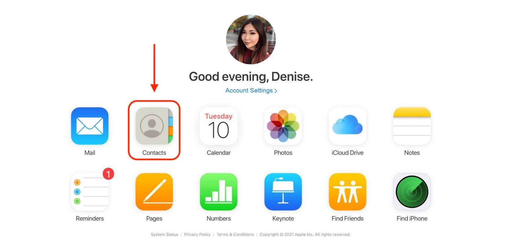 iCloudで複数の連絡先を削除する方法