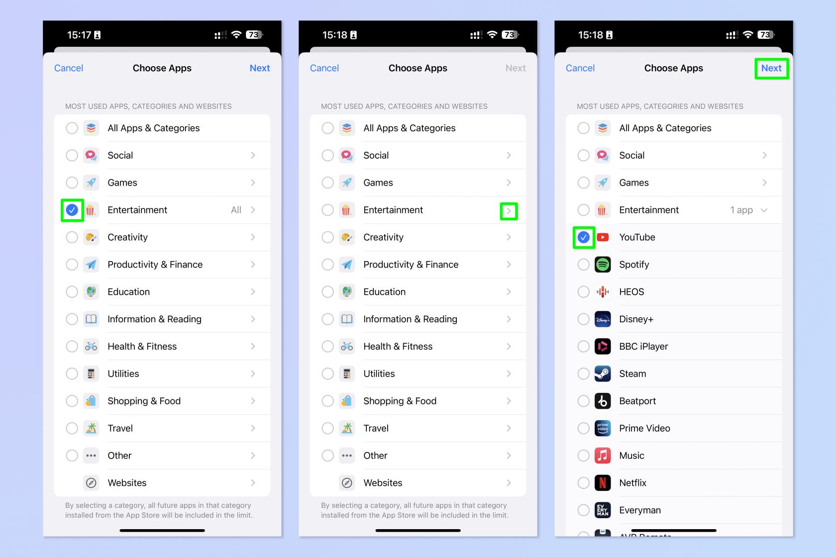 スクリーンタイムを使ってiPhoneアプリに時間制限を設定する方法