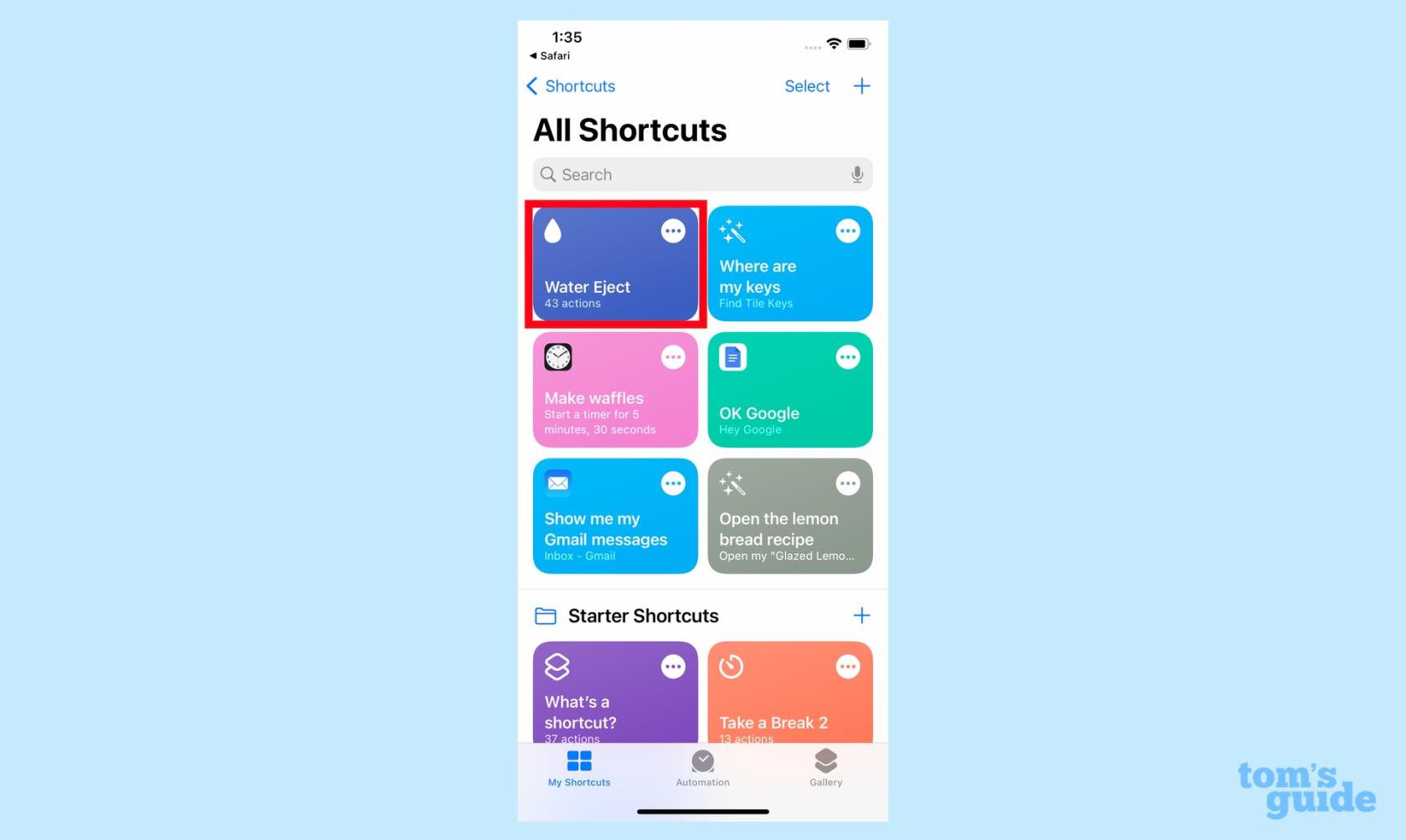 この便利なショートカットを使用して、Siri に iPhone から水を排出するように命令できます