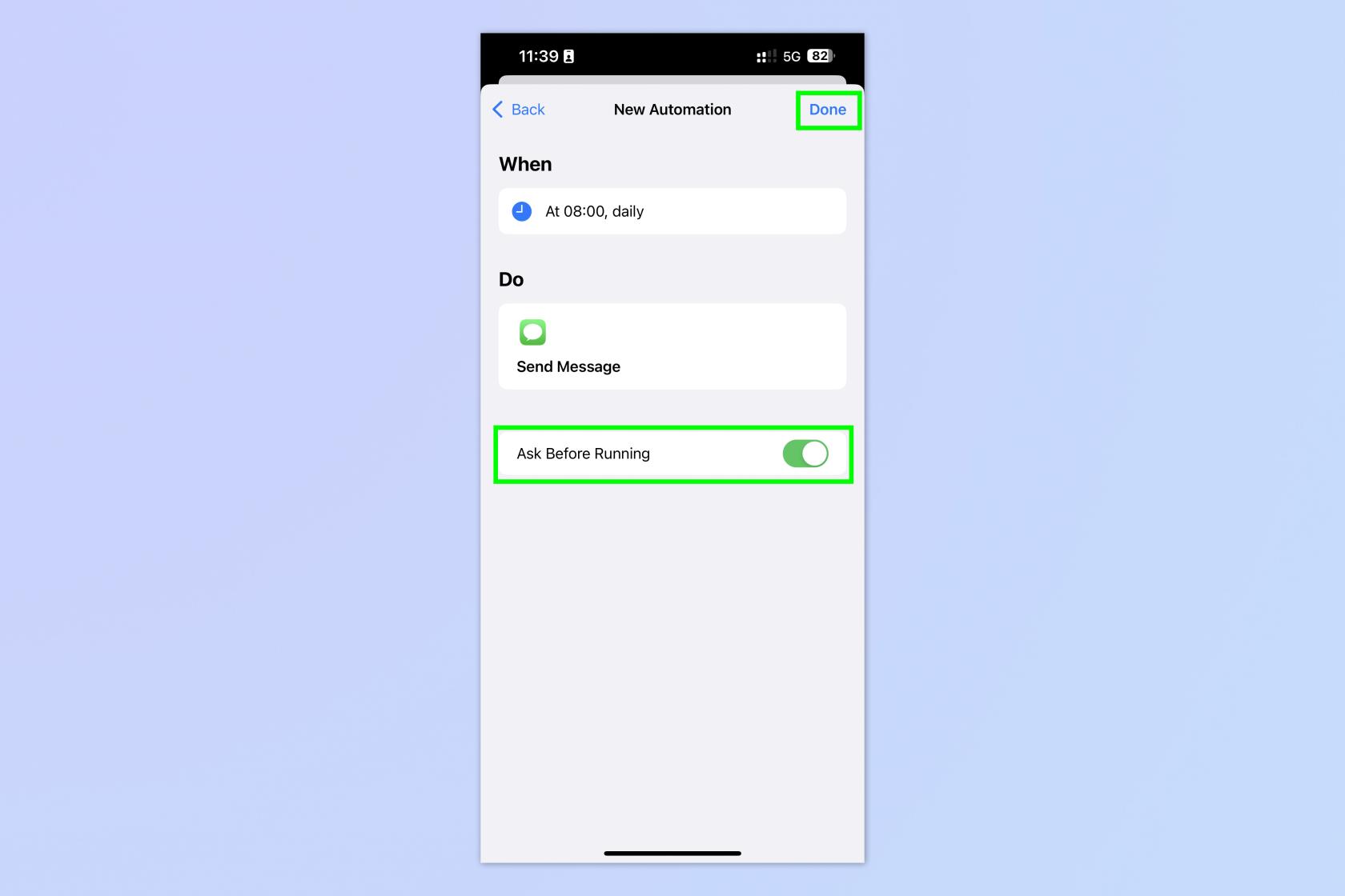 この便利なショートカットを使用すると、iPhone でテキスト メッセージをスケジュールできます