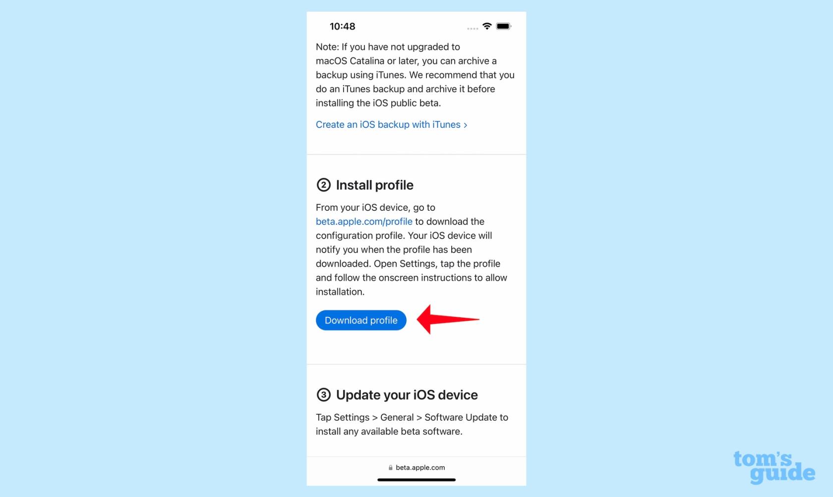 iOS 16パブリックベータ版のダウンロード方法