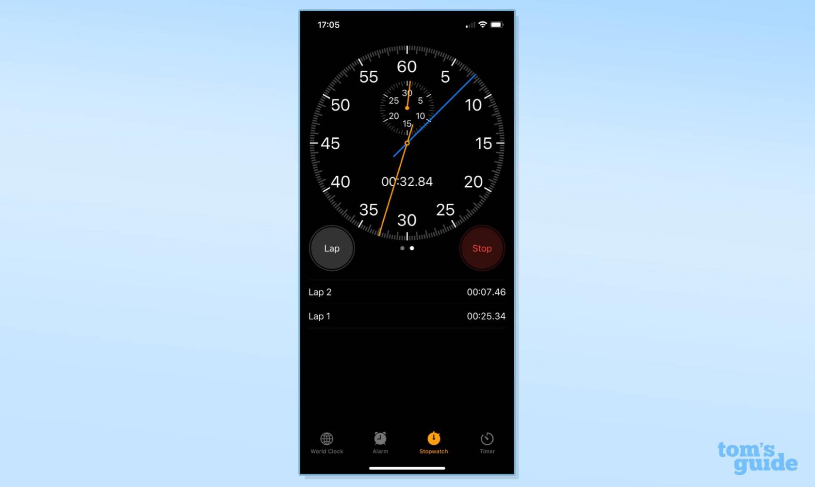 iPhone にはアナログ ストップウォッチが隠されています。オンにする方法は次のとおりです。