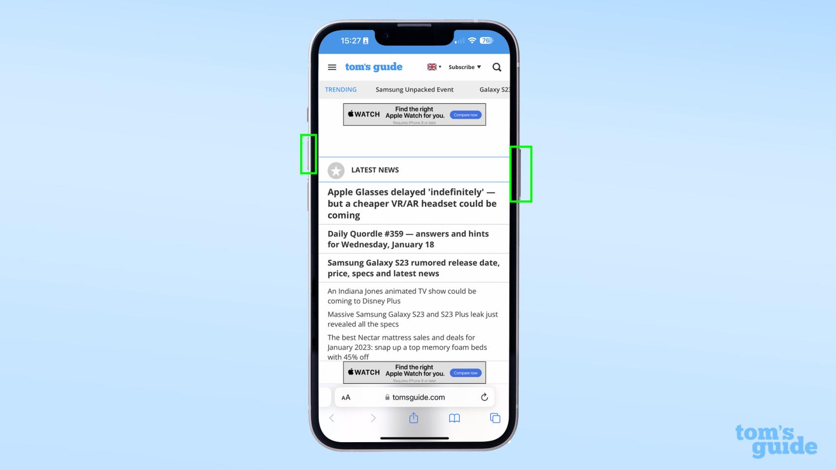 iPhoneでスクリーンショットを撮る方法
