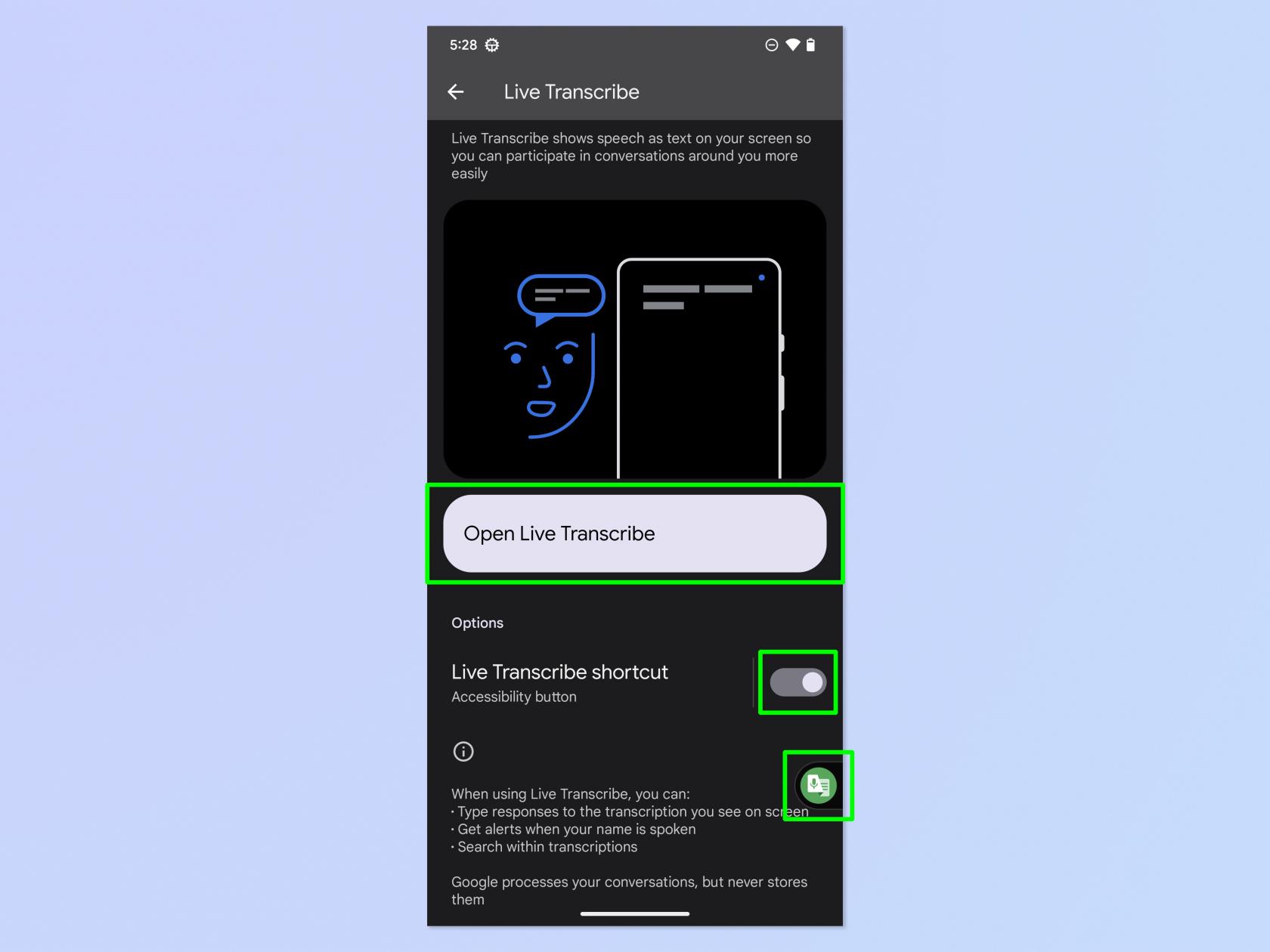 Android Live Transcribe はあなたの生活にリアルタイムで字幕を付けます - 今すぐお試しください