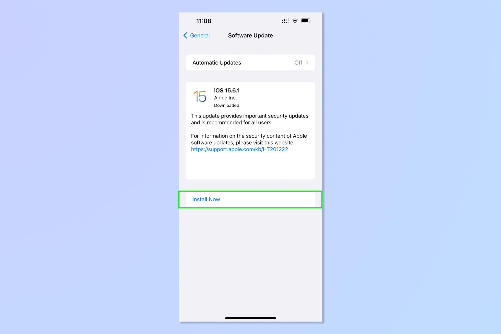 iPhoneをアップデートする方法
