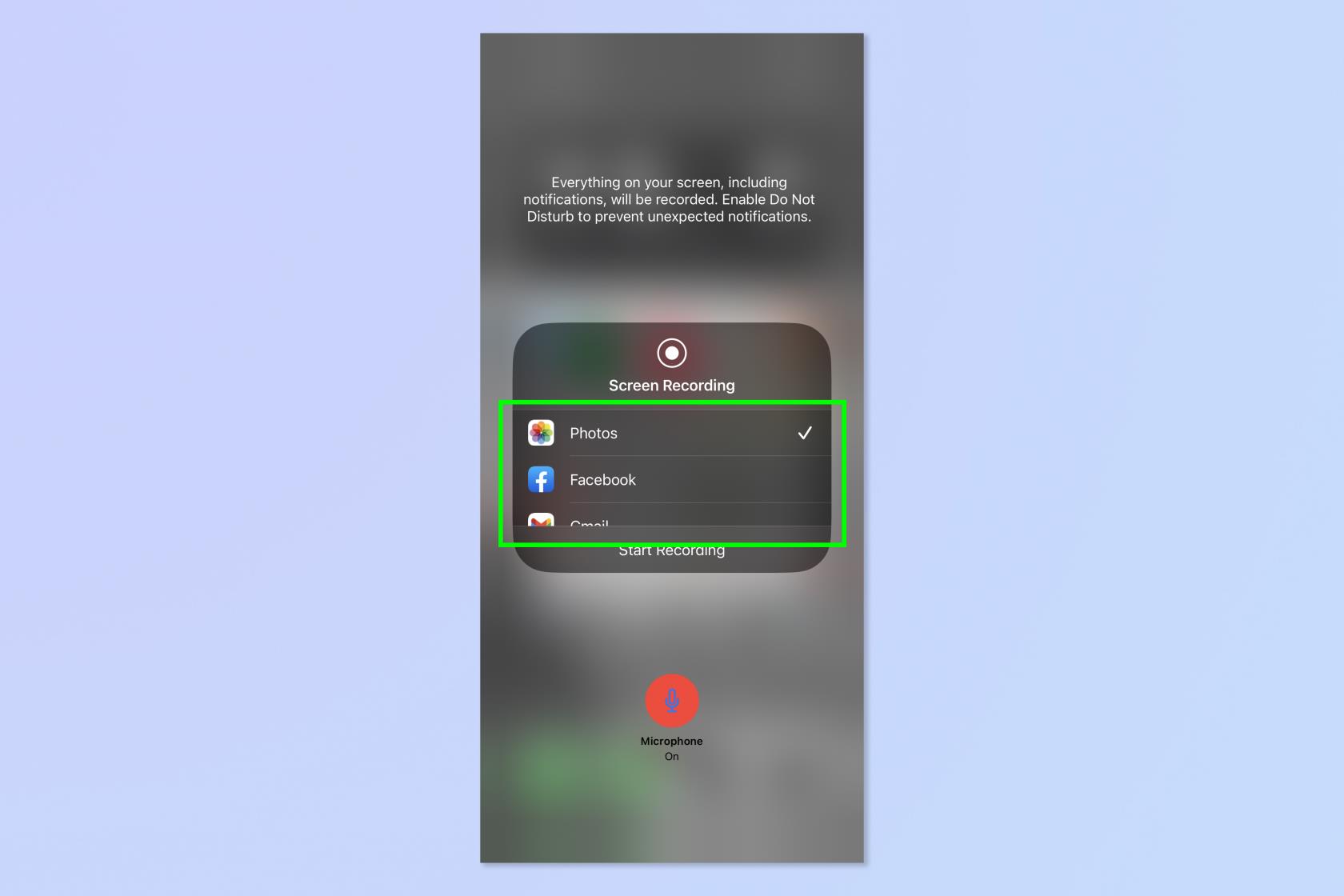 iPhoneで画面録画する方法