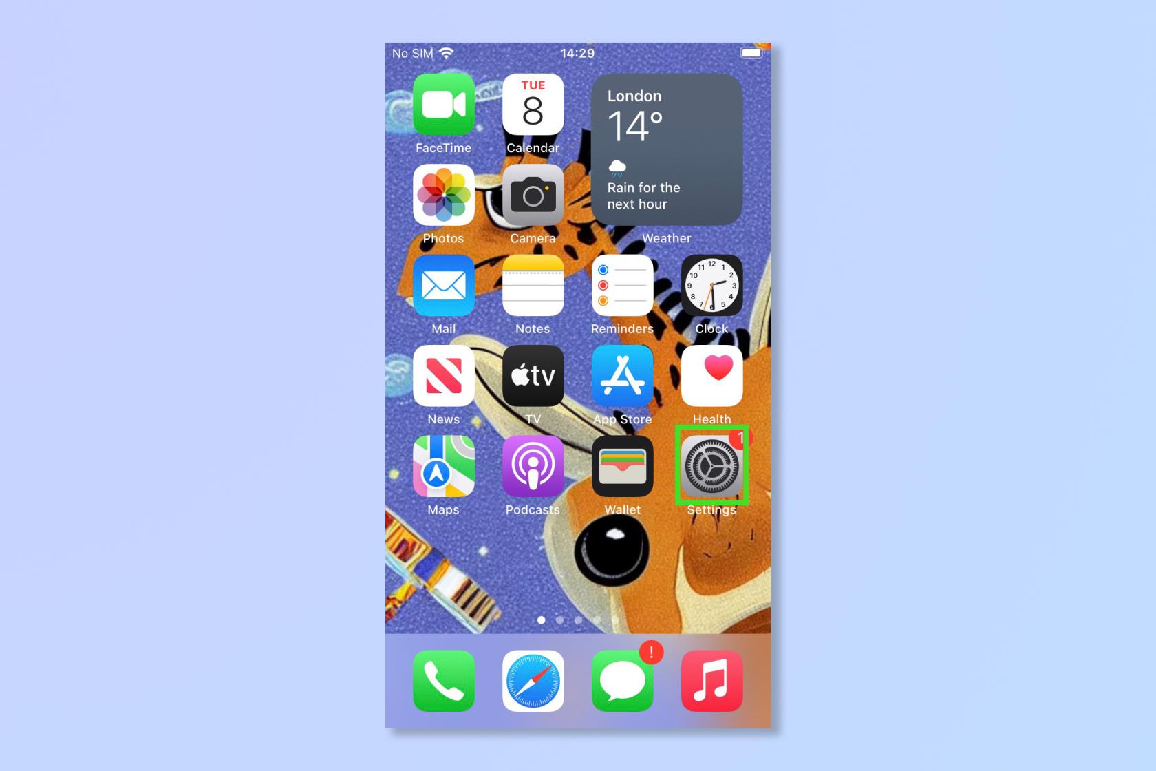 iPhoneの時刻を変更する方法