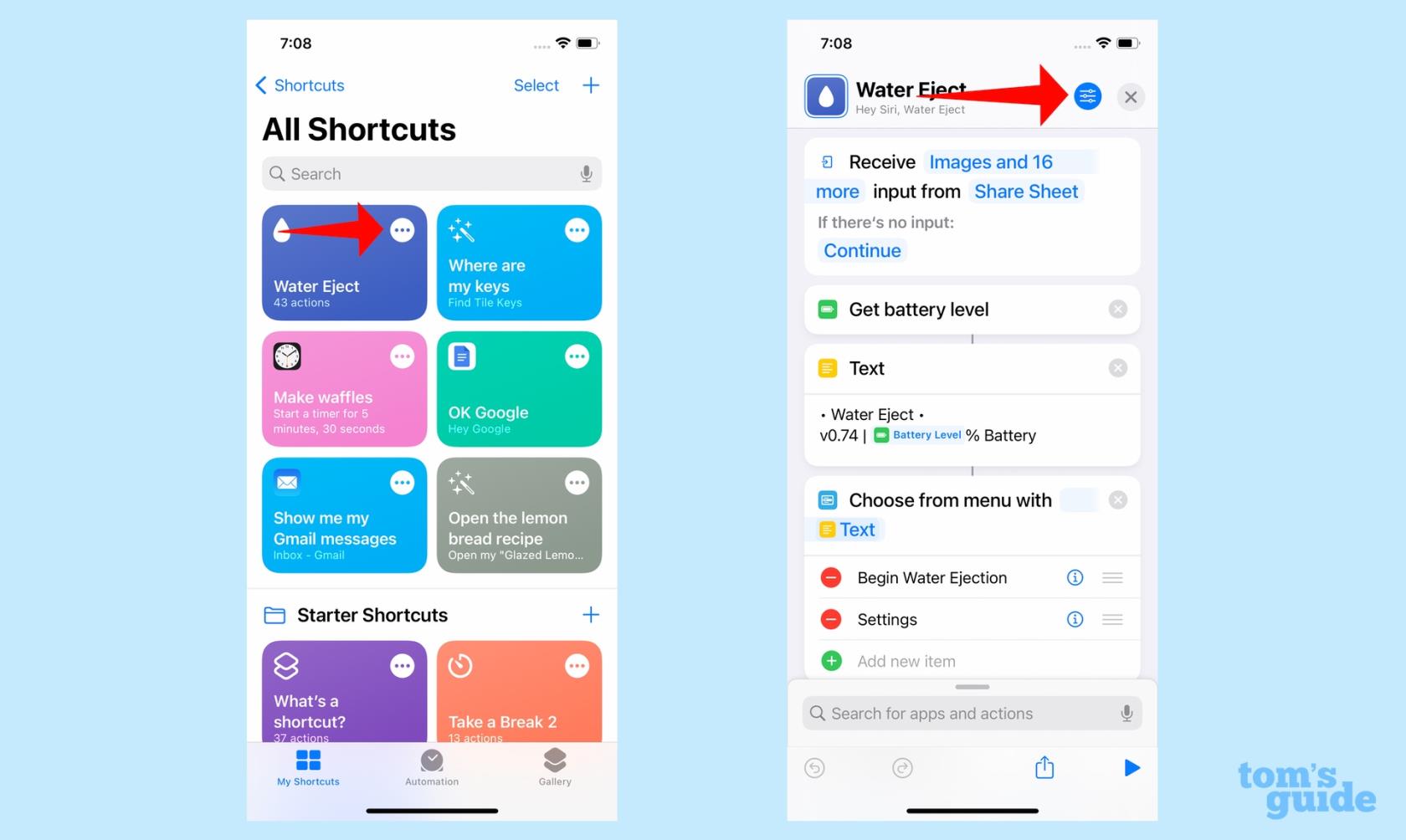 この便利なショートカットを使用して、Siri に iPhone から水を排出するように命令できます