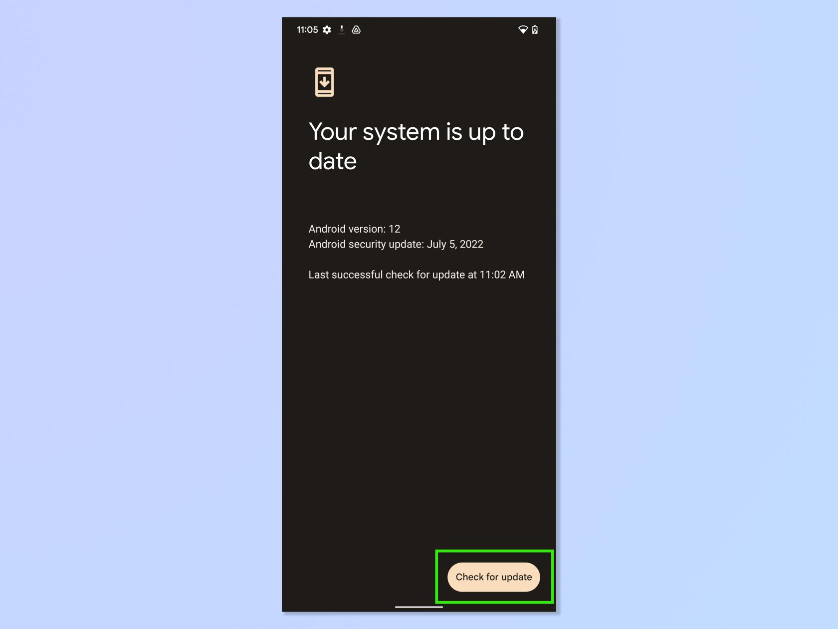 Androidをアップデートする方法