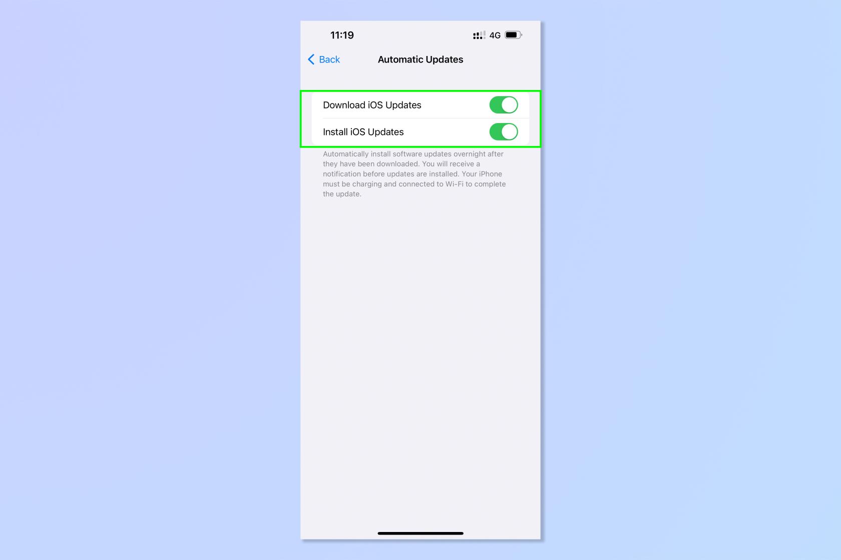 iPhoneをアップデートする方法