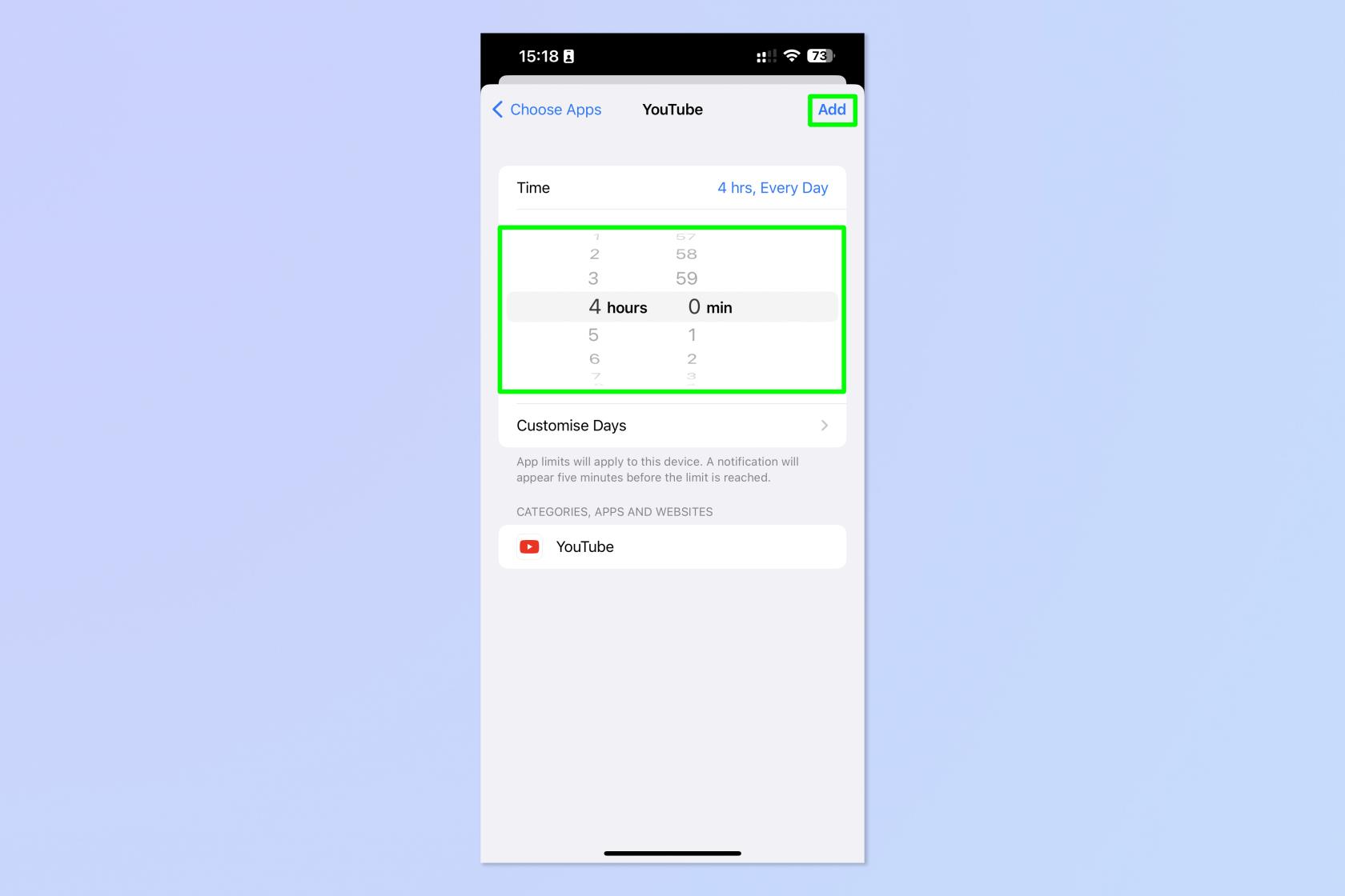 スクリーンタイムを使ってiPhoneアプリに時間制限を設定する方法
