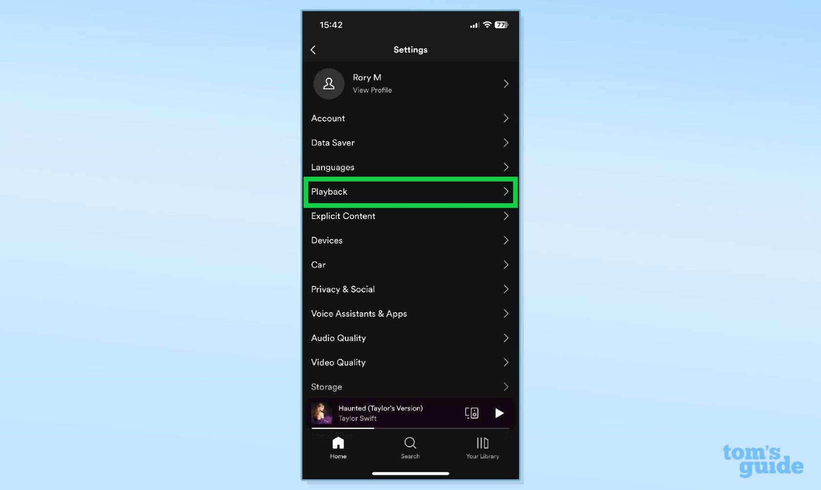 テイラー・スウィフトのニューアルバムを最大限に活用するには、この Spotify 設定をオフにしてください