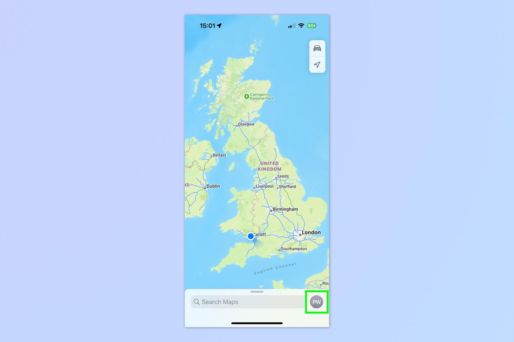 iOS 17 でオフライン Apple マップをダウンロードする方法