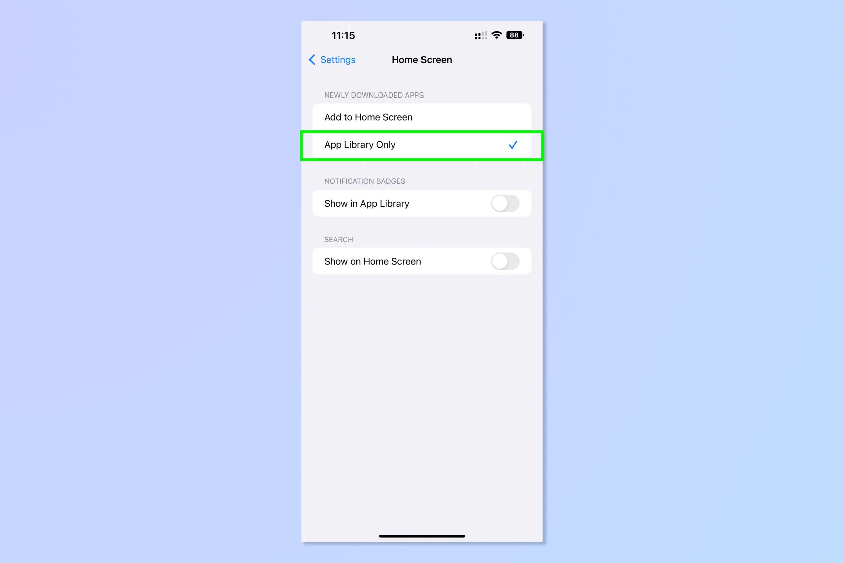 この素晴らしい iPhone 機能は、新しいアプリを自動的に非表示にして、ホーム画面を整理整頓します。