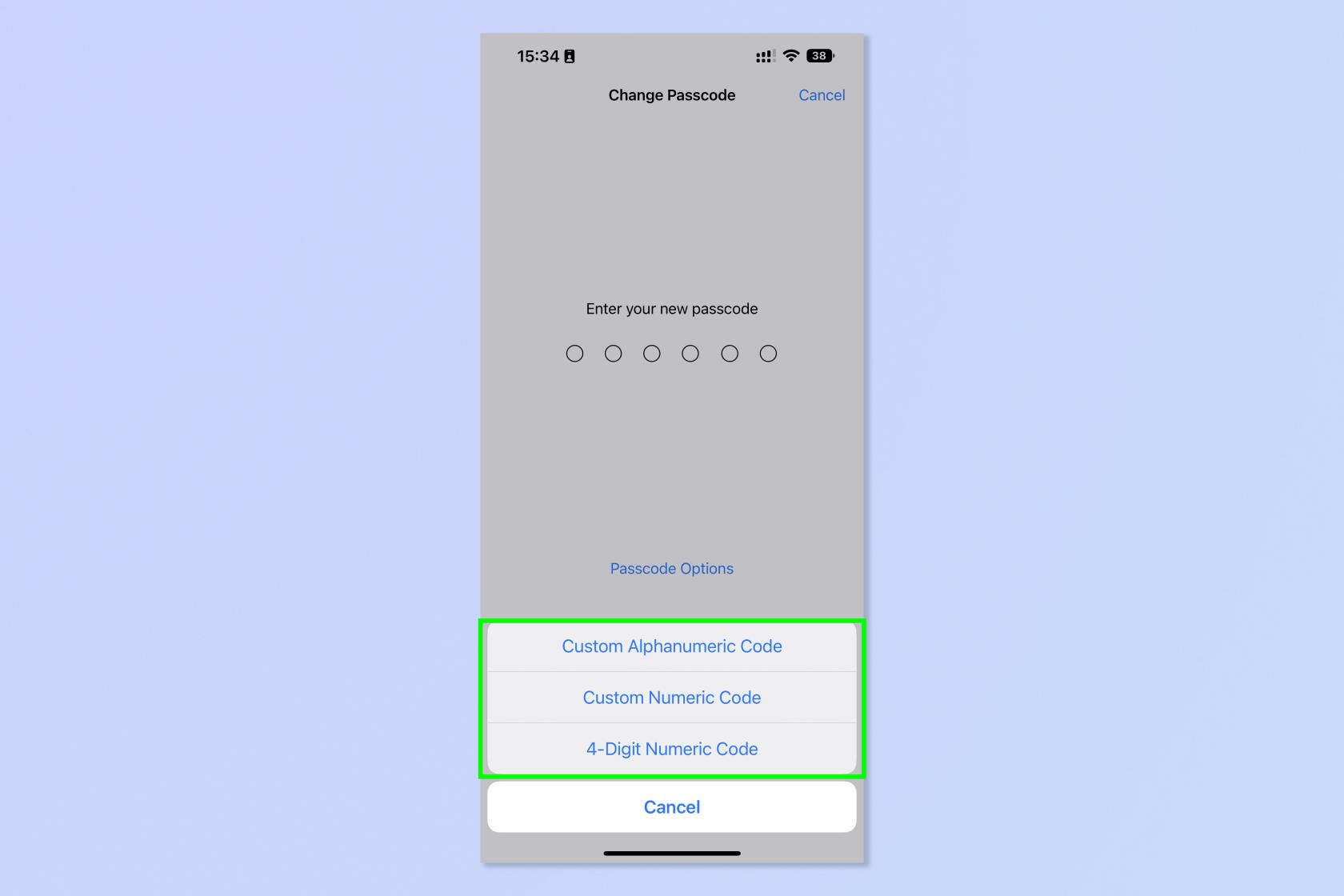 iPhoneのパスコードを変更する方法