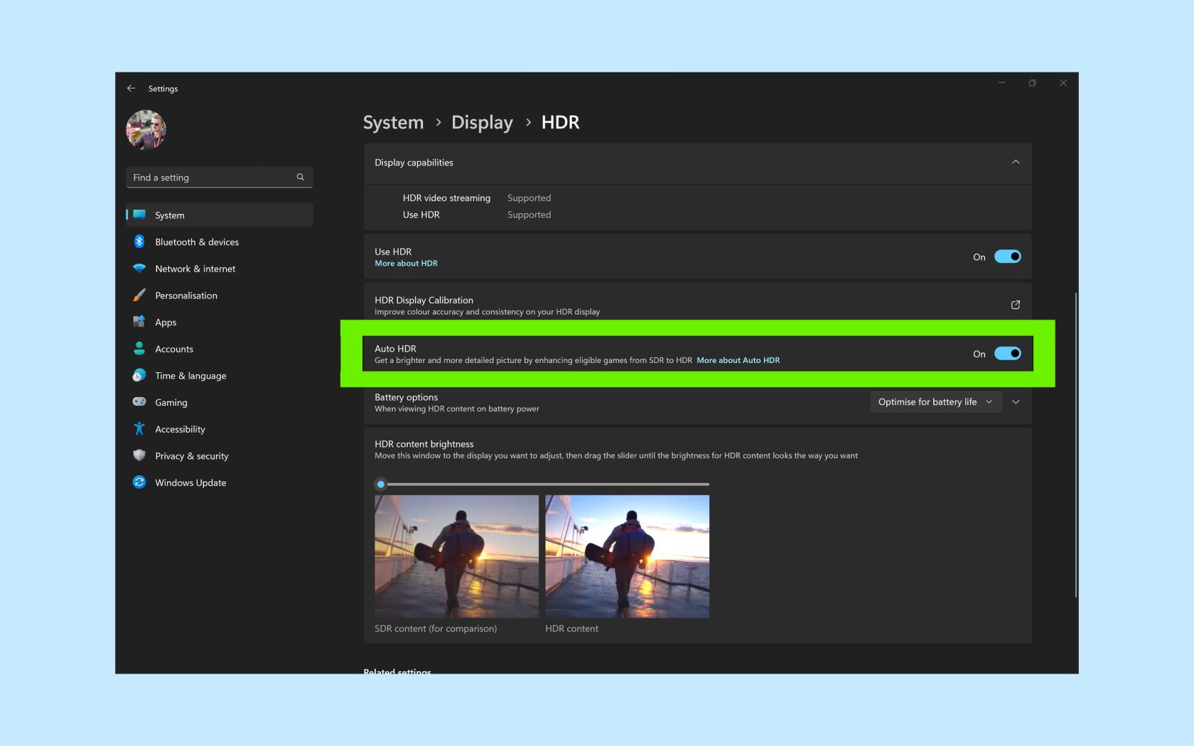 Windows 11 HDR を有効にする方法