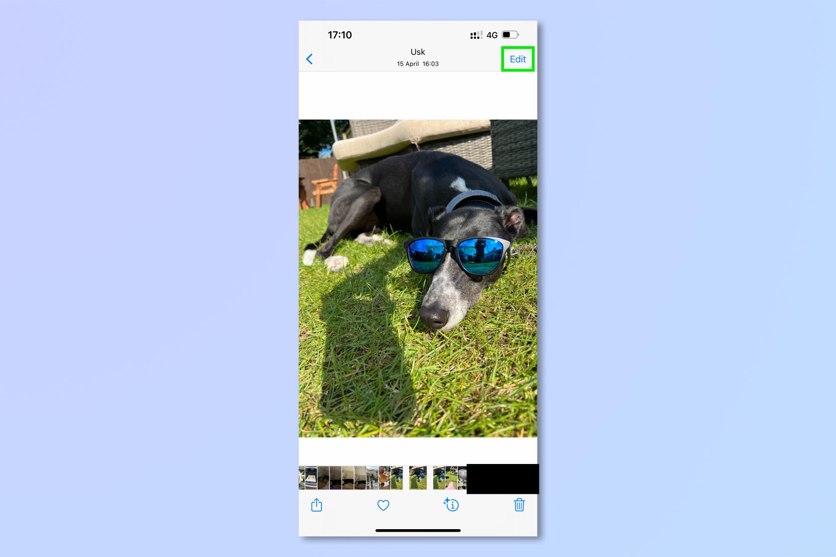 iPhoneで写真を編集する方法