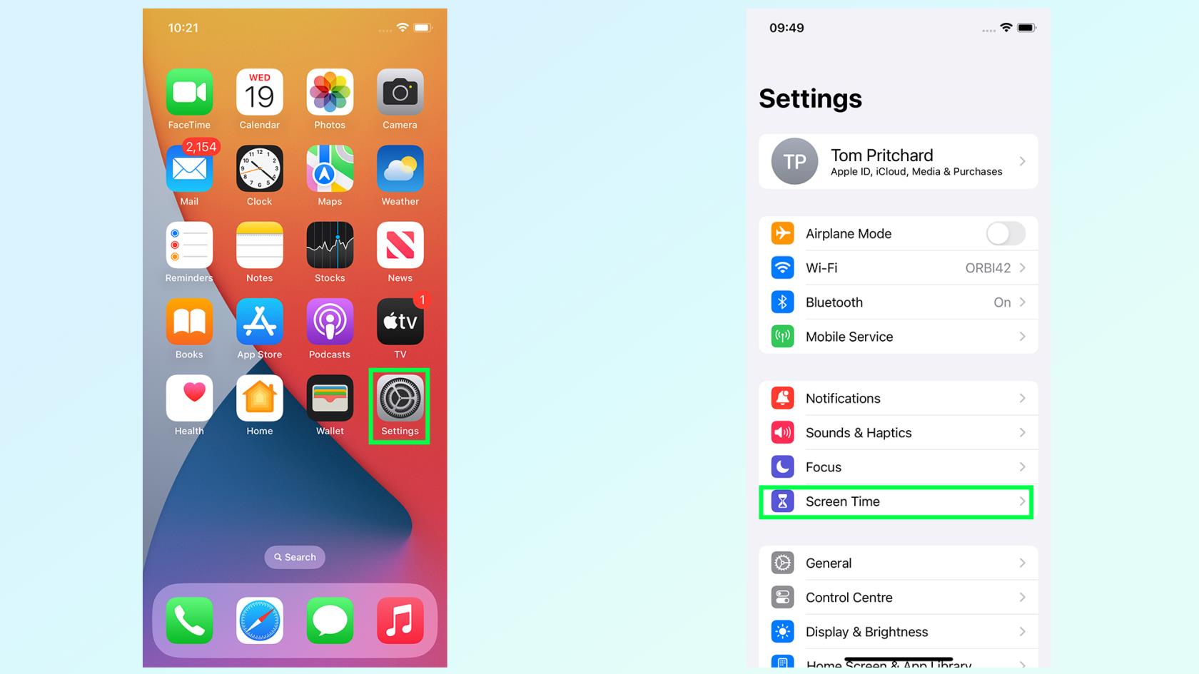 iOS 17で画面距離を設定する方法