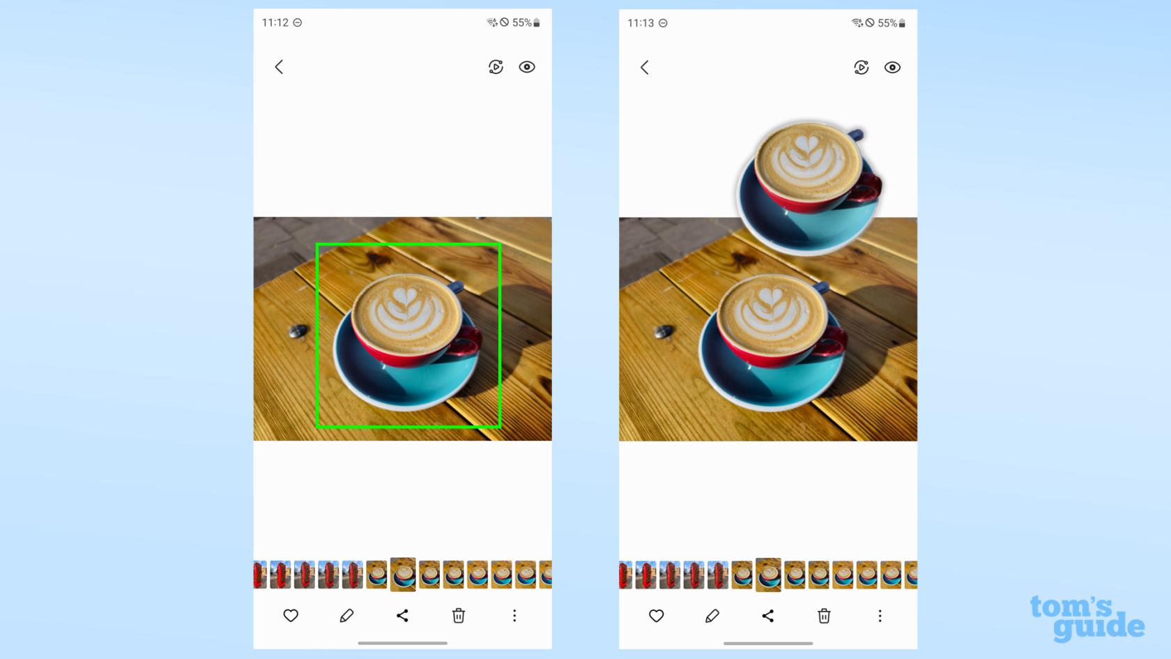 Galaxy S23 のこの機能により、写真から被写体を簡単に取り出すことができます