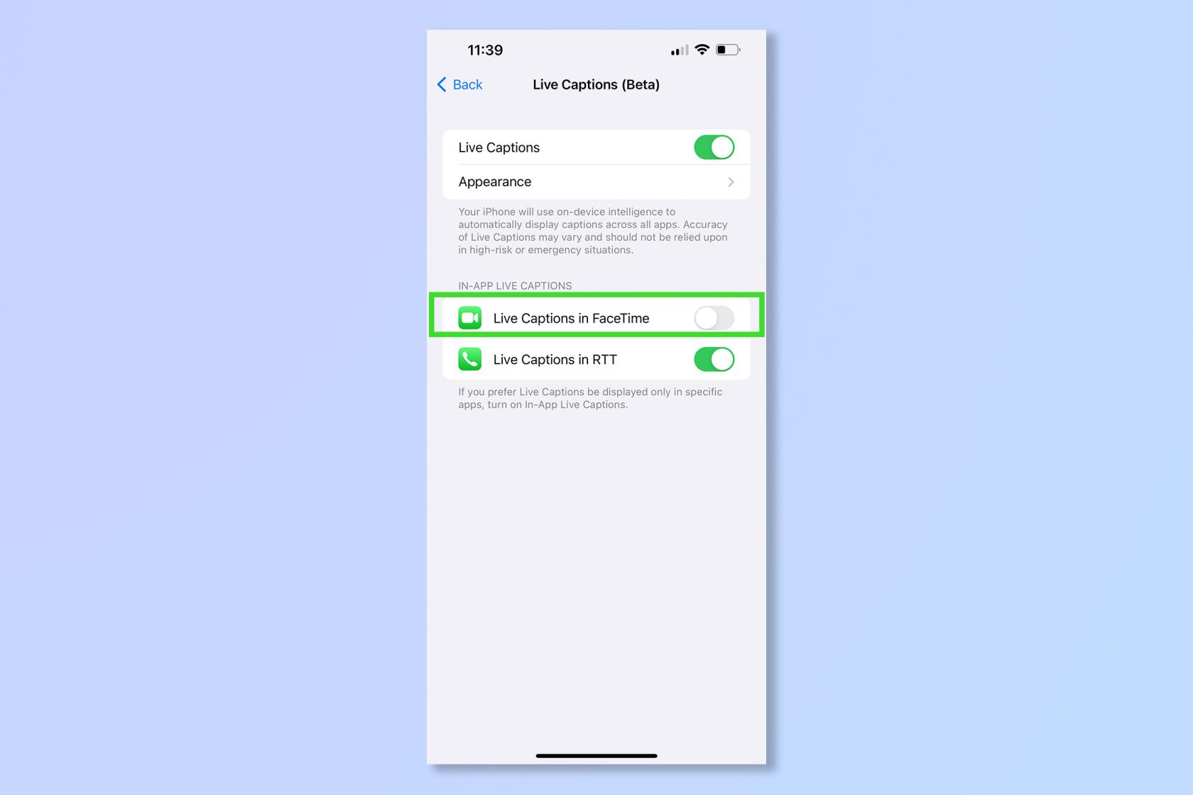 iOS 16 で音声とビデオにライブキャプションを取得する方法