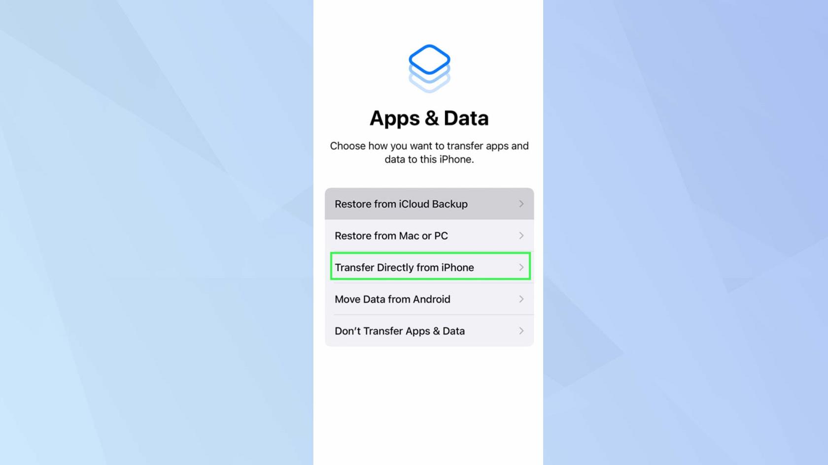 iPhoneからiPhoneにデータを移行する方法